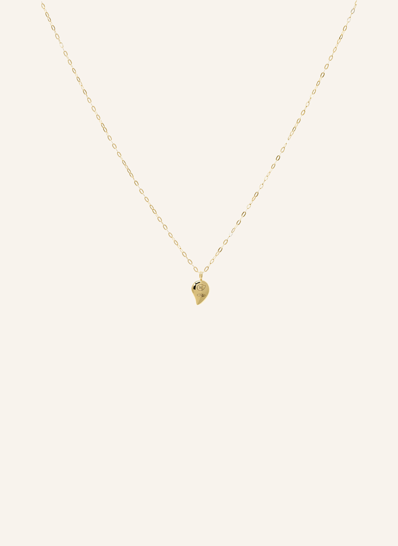 TAMARA COMOLLI Halskette SPARKLE aus 18 Karat Gelbgold mit Diamant Pavé: GOLD