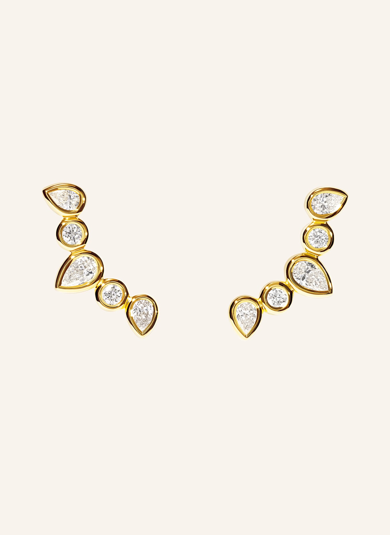 TAMARA COMOLLI Ohrstecker OHRSTECKER GYPSY CRAWLER CLASSIC 18K Roségold: GOLD