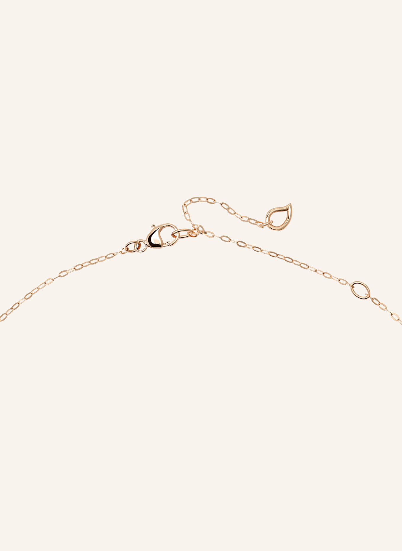 TAMARA COMOLLI Halskette CHAIN SPARKLE DROP DIAMOND PAVÉ, 1,0 MM, 45 CM aus 18 Karat Roségold mit Diamant Pavé: ROSÉGOLD
