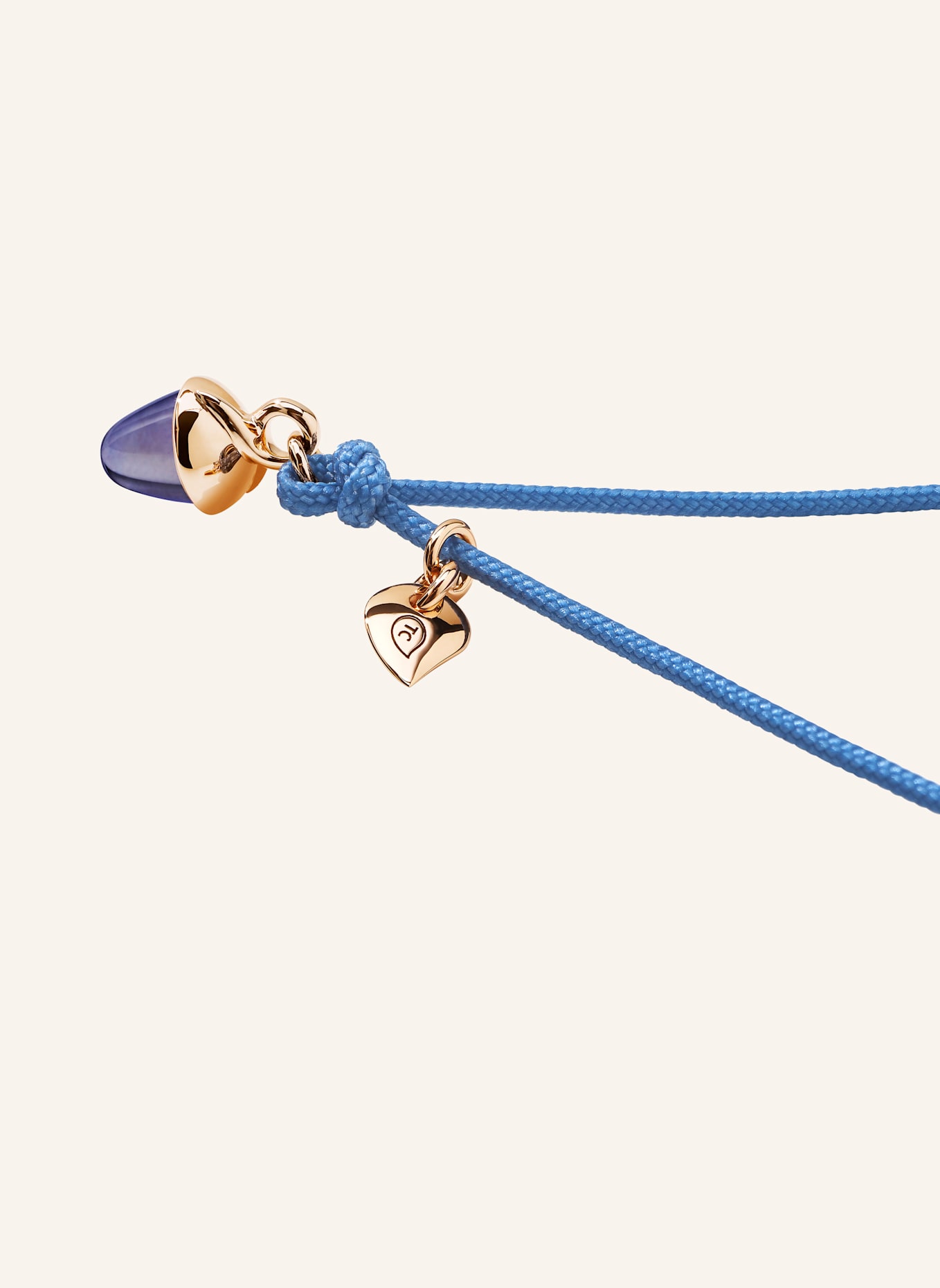 TAMARA COMOLLI Armband BRACELET 'MYMIKADO' WITH IOLITE aus 18 Karat Roségold mit Iolith: ROSÉGOLD