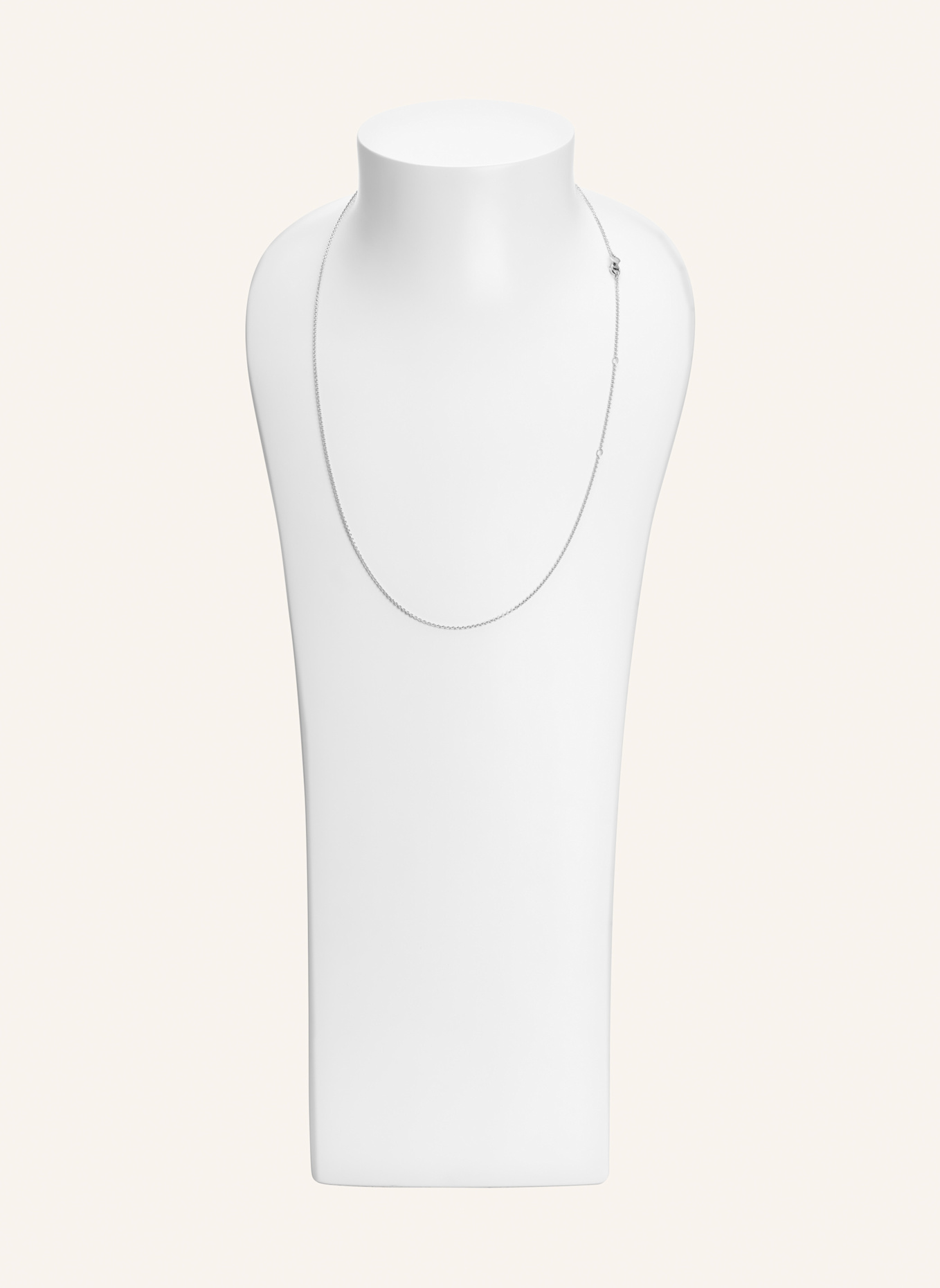 TAMARA COMOLLI Kette BELCHER KETTE, 1.5 MM, 60 CM 18K Weißgold: WEISSGOLD