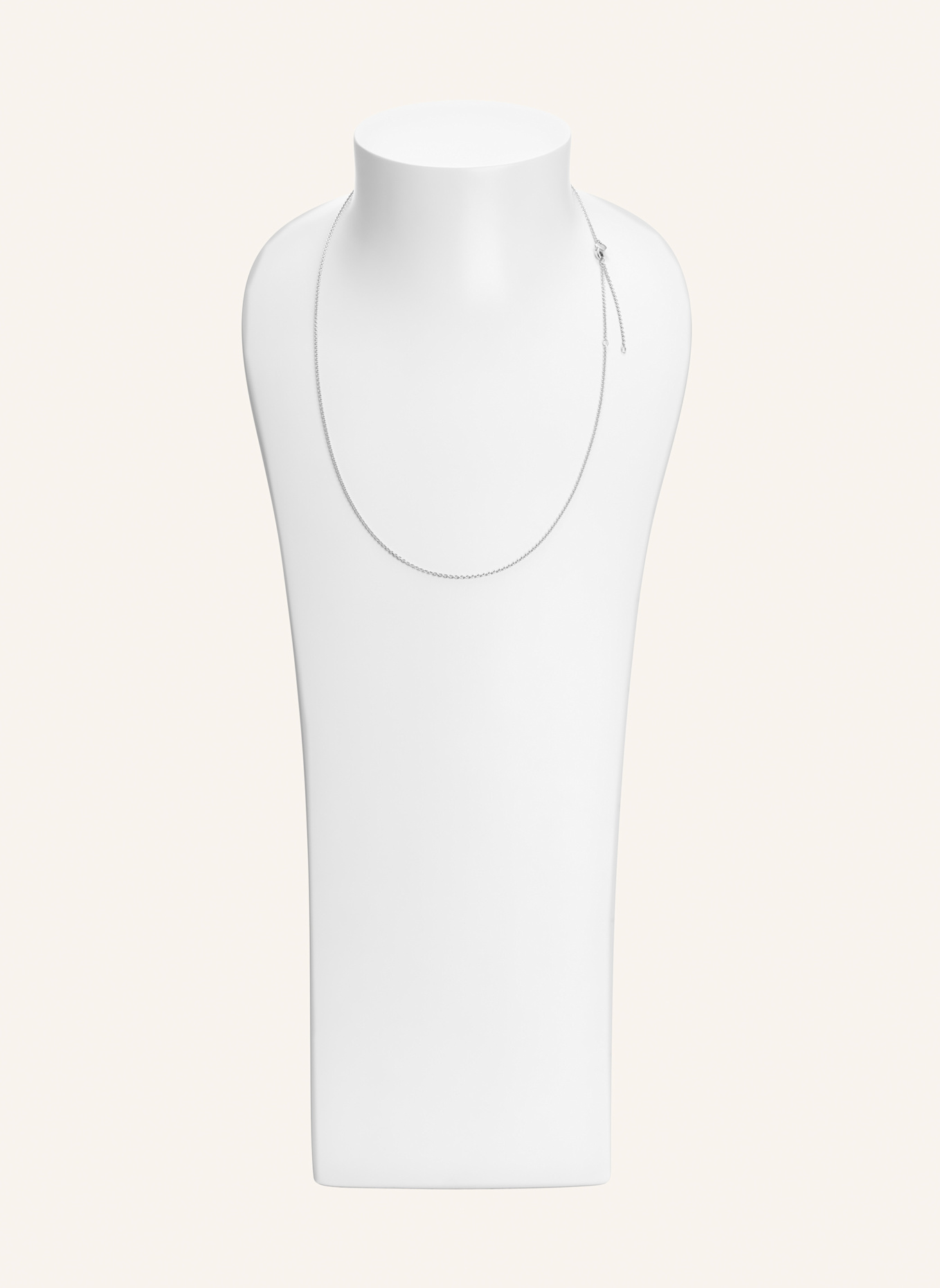 TAMARA COMOLLI Kette BELCHER KETTE, 1.5 MM, 60 CM 18K Weißgold: WEISSGOLD