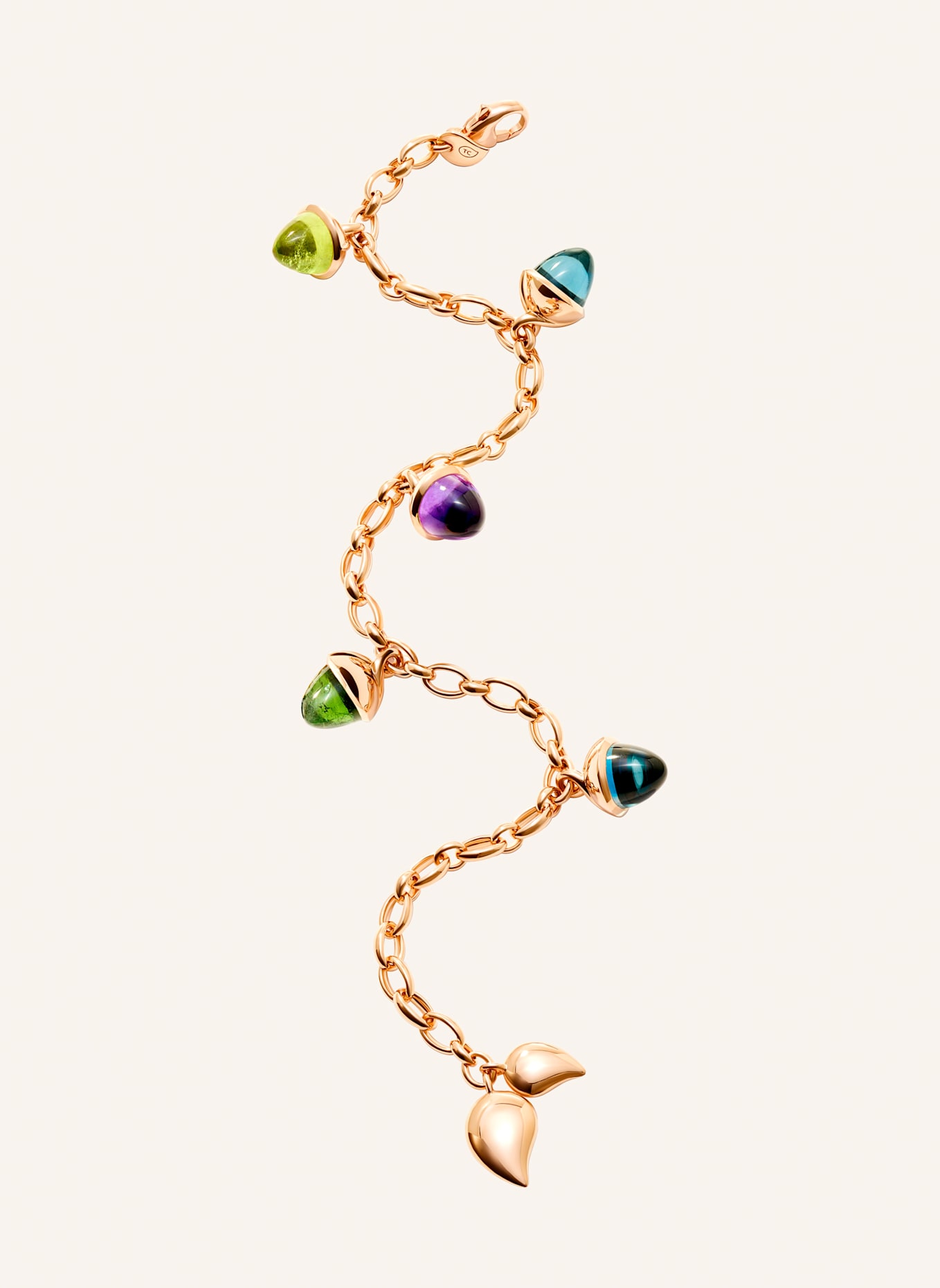 TAMARA COMOLLI Armband MIKADO FLAMENCO CHARM ARMBAND IN 'AURORA 18K Roségold: ROSÉGOLD