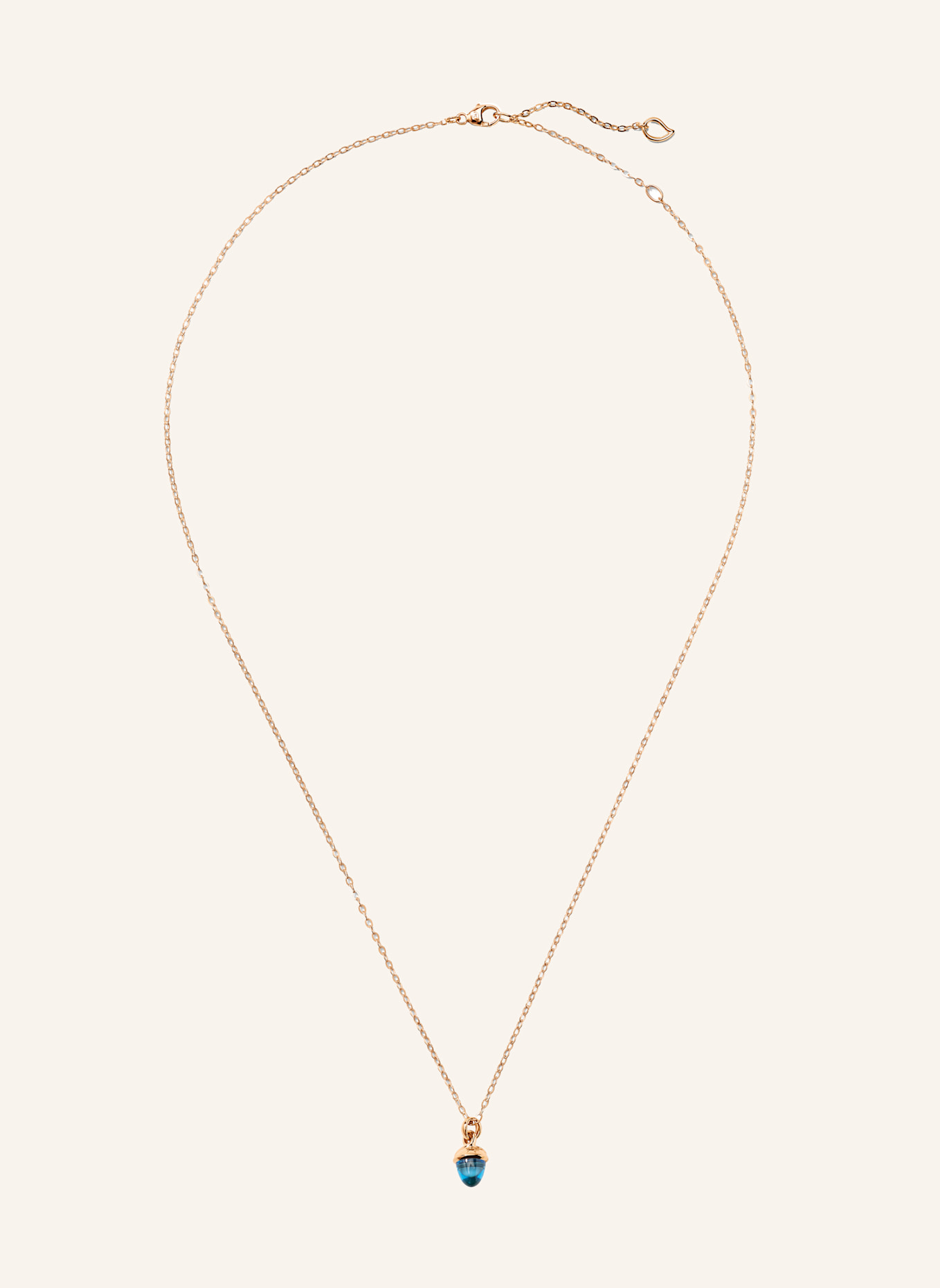 TAMARA COMOLLI Halskette NECKLACE 'MYMIKADO' WITH SWISS TOPAZ aus 18 Karat Roségold und Swiss Topas: ROSÉGOLD