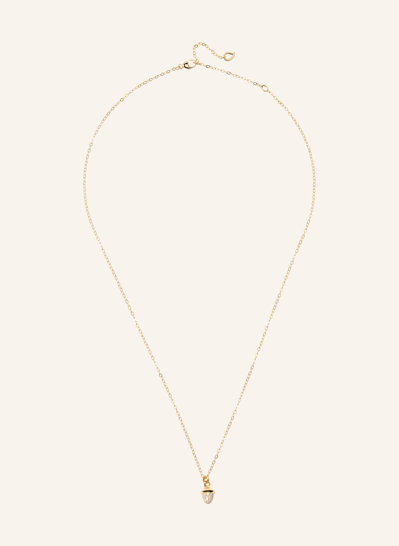 TAMARA COMOLLI Halskette NECKLACE 'MYMIKADO' WITH DIAMOND PAVÉ aus 18 Karat Gelbgold mit Diamant Pavé: GOLD