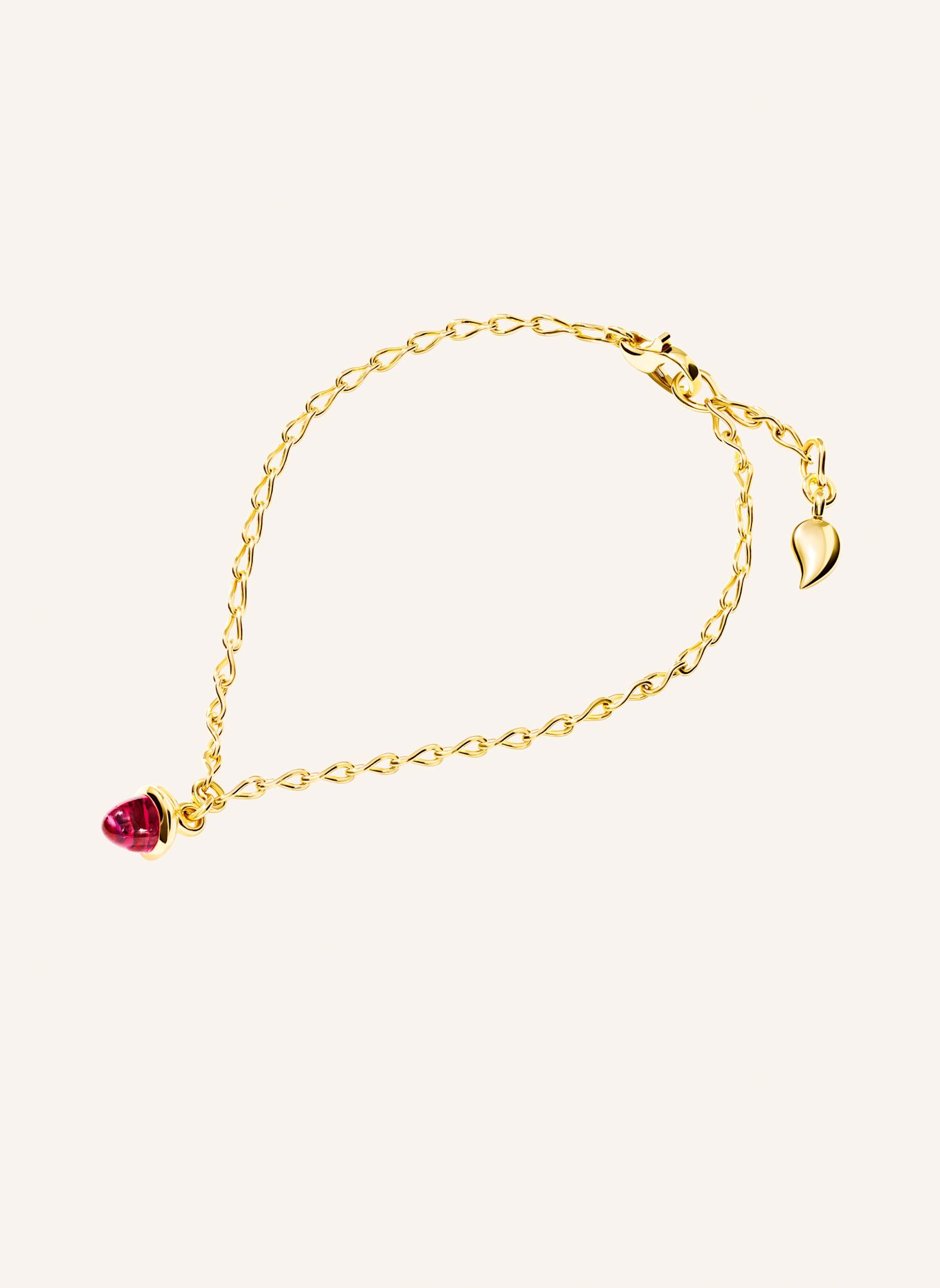 TAMARA COMOLLI Armband MINIMIKADO ARMBAND MIT ROSA TURMALIN: GOLD