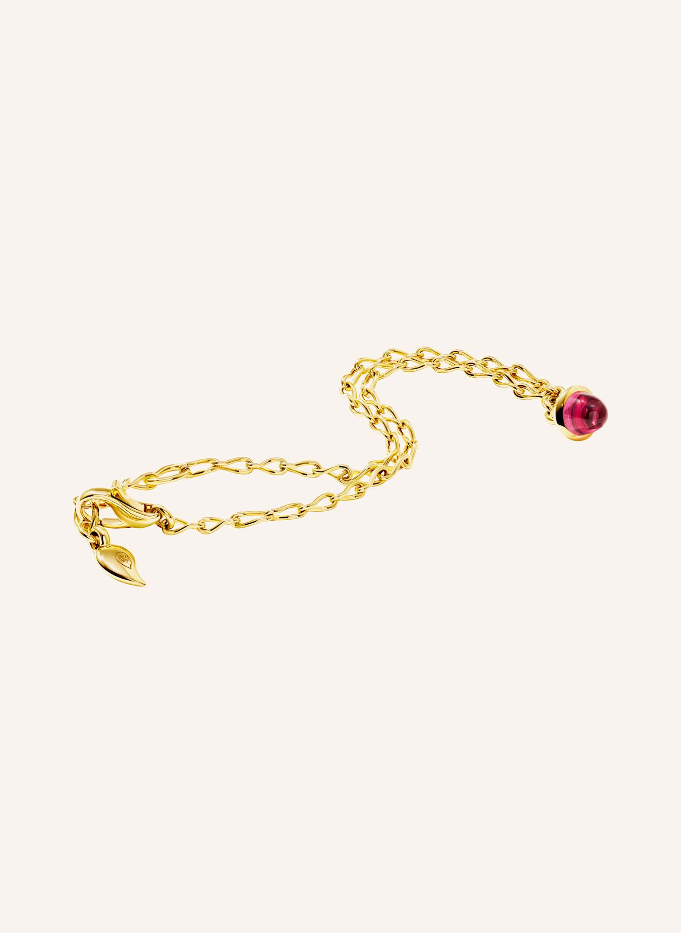 TAMARA COMOLLI Armband MINIMIKADO ARMBAND MIT ROSA TURMALIN: GOLD