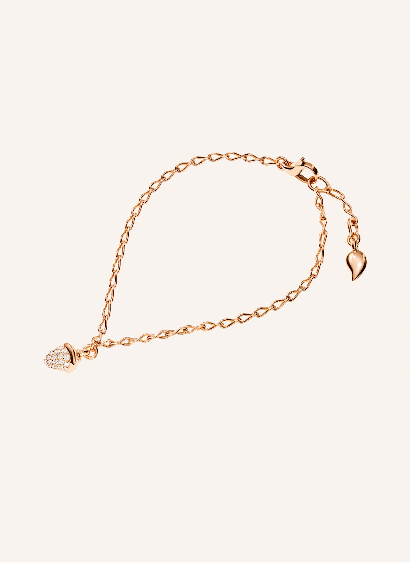 TAMARA COMOLLI Armband MINIMIKADO ARMBAND MIT DIAMANT PAVÉ: ROSÉGOLD