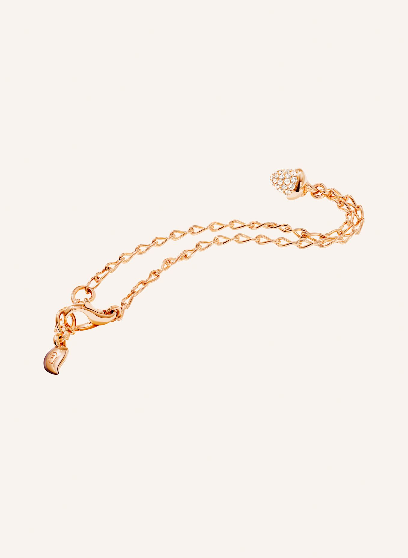 TAMARA COMOLLI Armband MINIMIKADO ARMBAND MIT DIAMANT PAVÉ: ROSÉGOLD