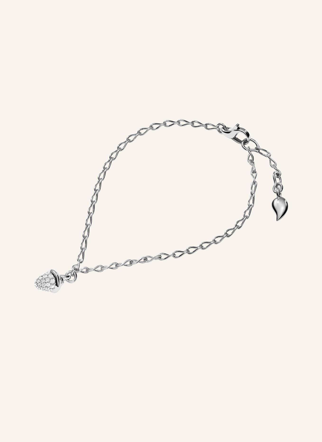TAMARA COMOLLI Armband MINIMIKADO ARMBAND MIT DIAMANT PAVÉ: WEISSGOLD