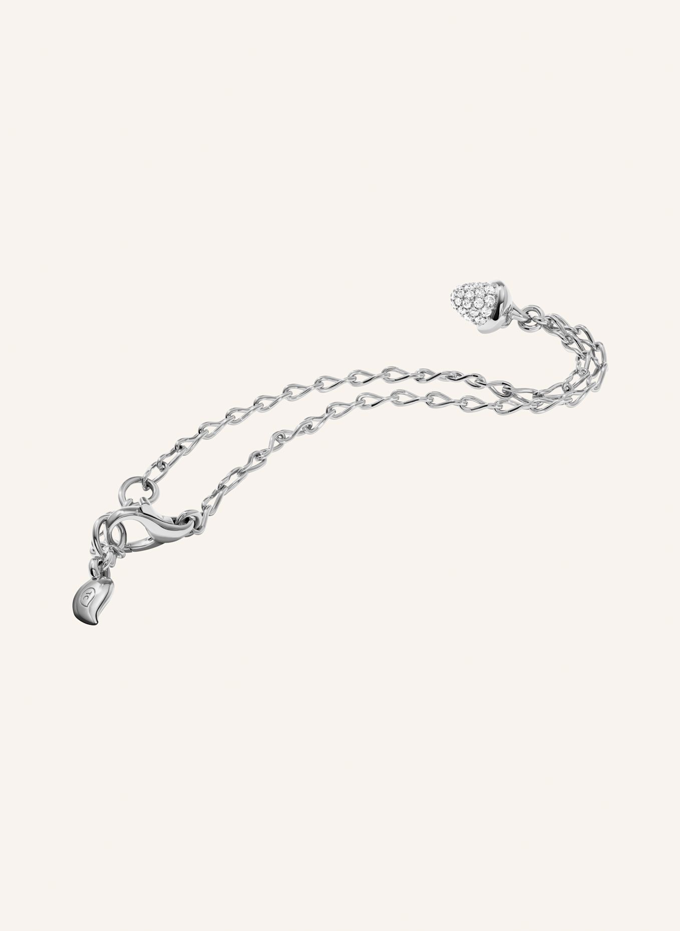 TAMARA COMOLLI Armband MINIMIKADO ARMBAND MIT DIAMANT PAVÉ: WEISSGOLD