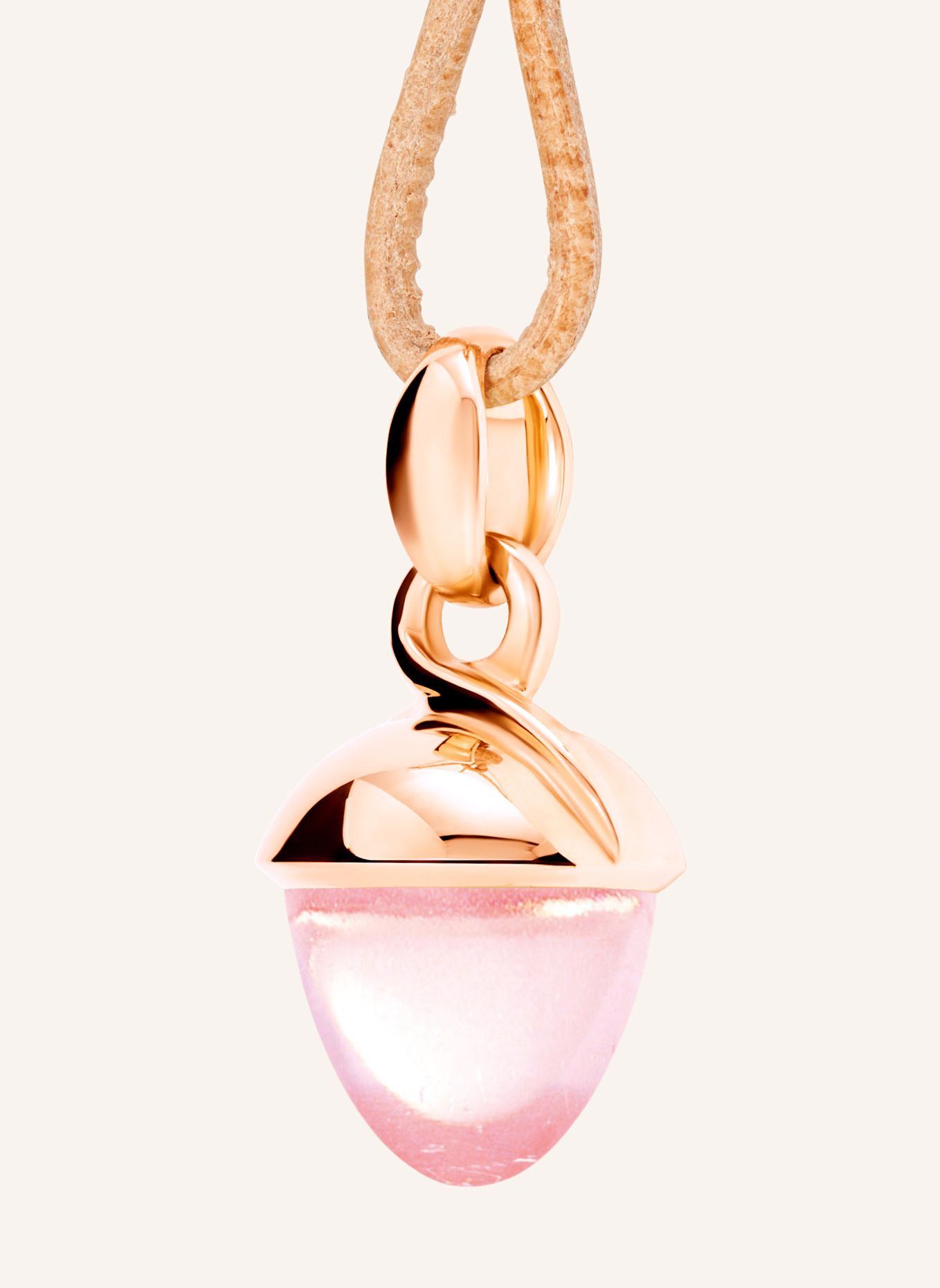 TAMARA COMOLLI Anhänger MIKADO ANHÄNGER BOUQUET ROSENQUARTZ 18K Roségold: ROSÉGOLD