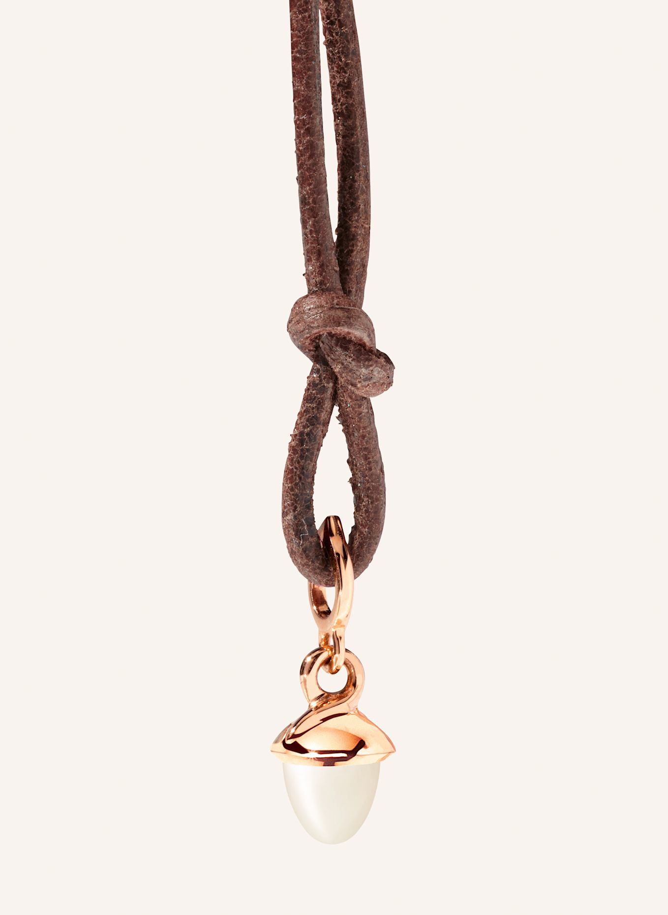 TAMARA COMOLLI Anhänger MINIMIKADO ANHÄNGER MIT SAND/WHITE MONDSTEIN: ROSÉGOLD