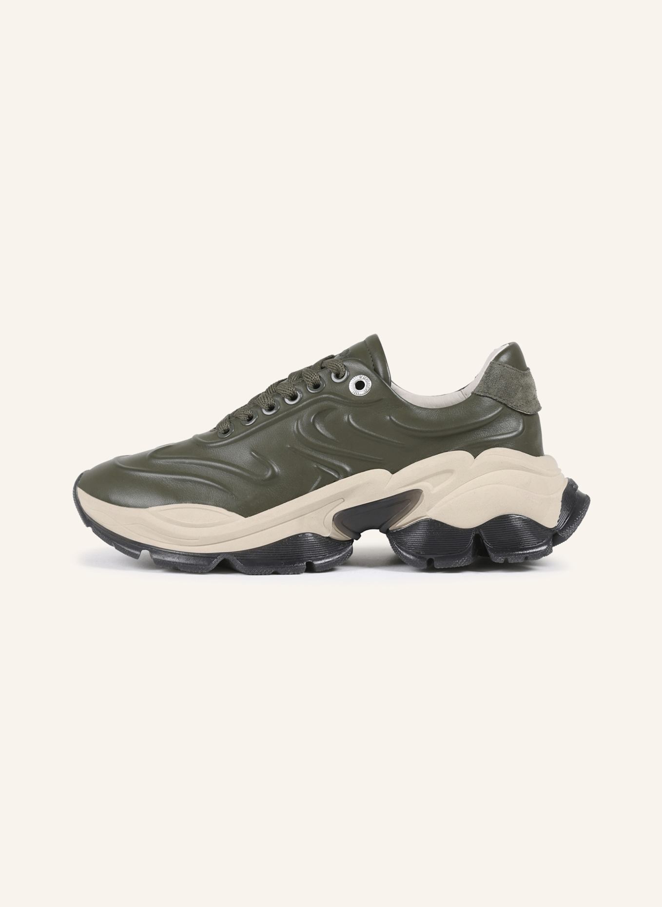 BRONX Sneaker LINN-Y, Farbe: KHAKI/ WEISS (Bild 4)