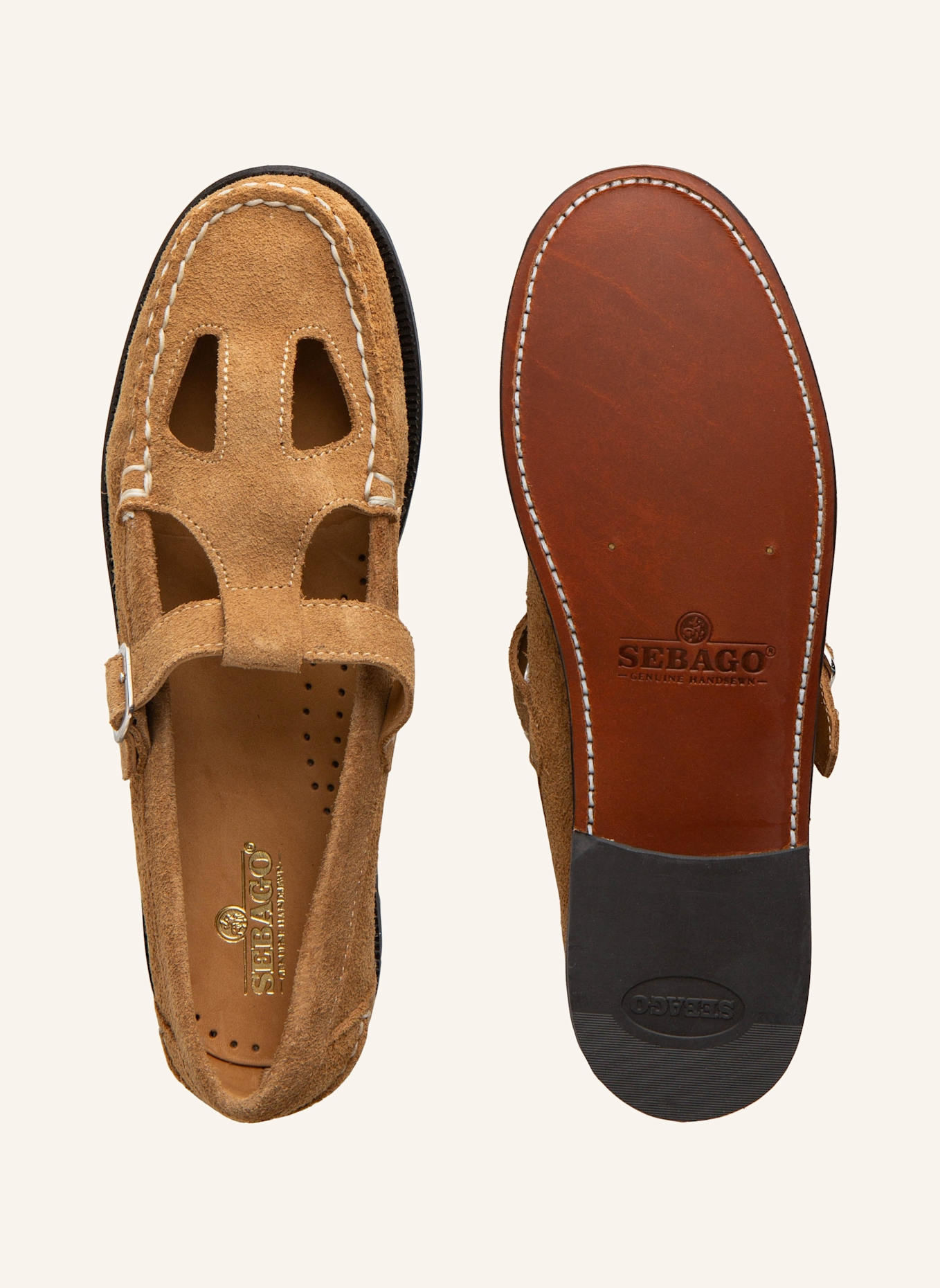 SEBAGO Slipper ANGELINA FLESHOUT W, Farbe: CAMEL (Bild 5)