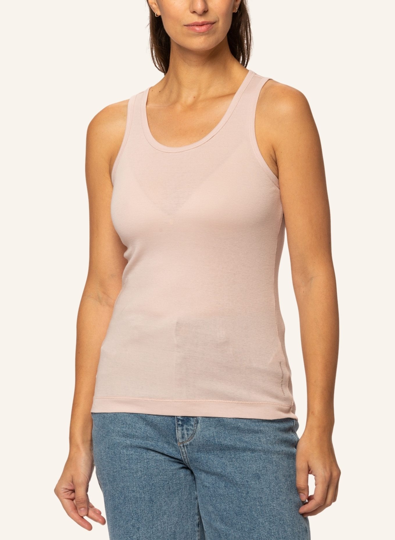 TRUSTED HANDWORK Tank Top - 1x1 Rib, Farbe: PINK (Bild 5)