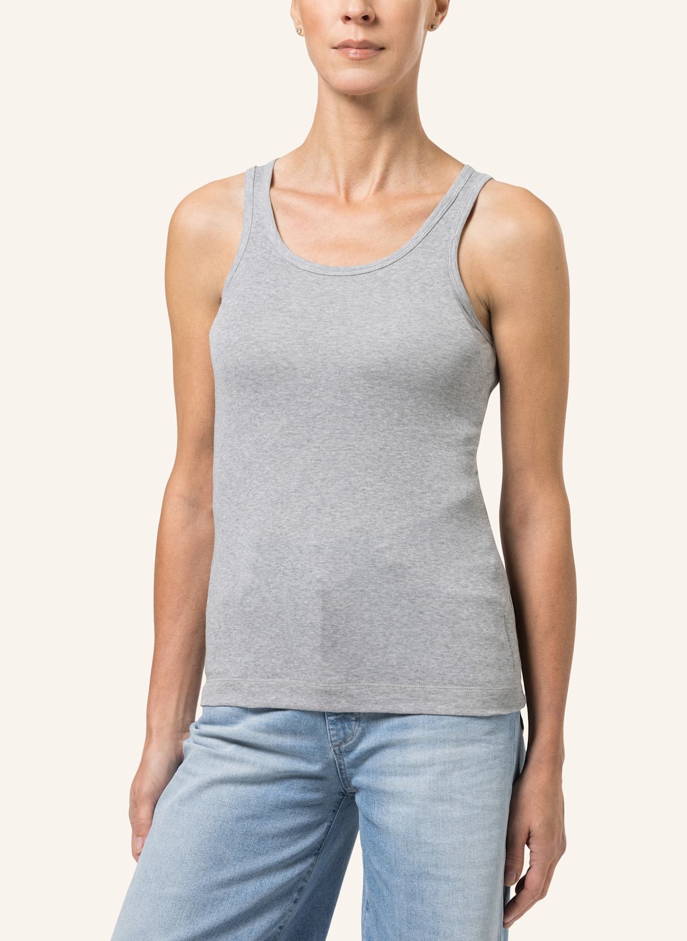 TRUSTED HANDWORK Tank Top - 1x1 Rib, Farbe: GRAU (Bild 4)