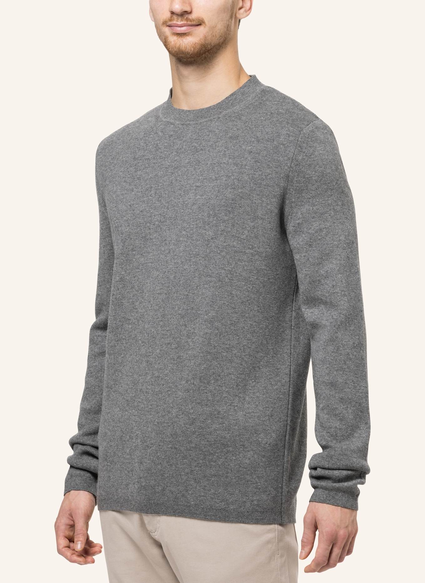 TRUSTED HANDWORK Crew Neck 1/1-Sleeve Pullover, Farbe: GRAU (Bild 4)