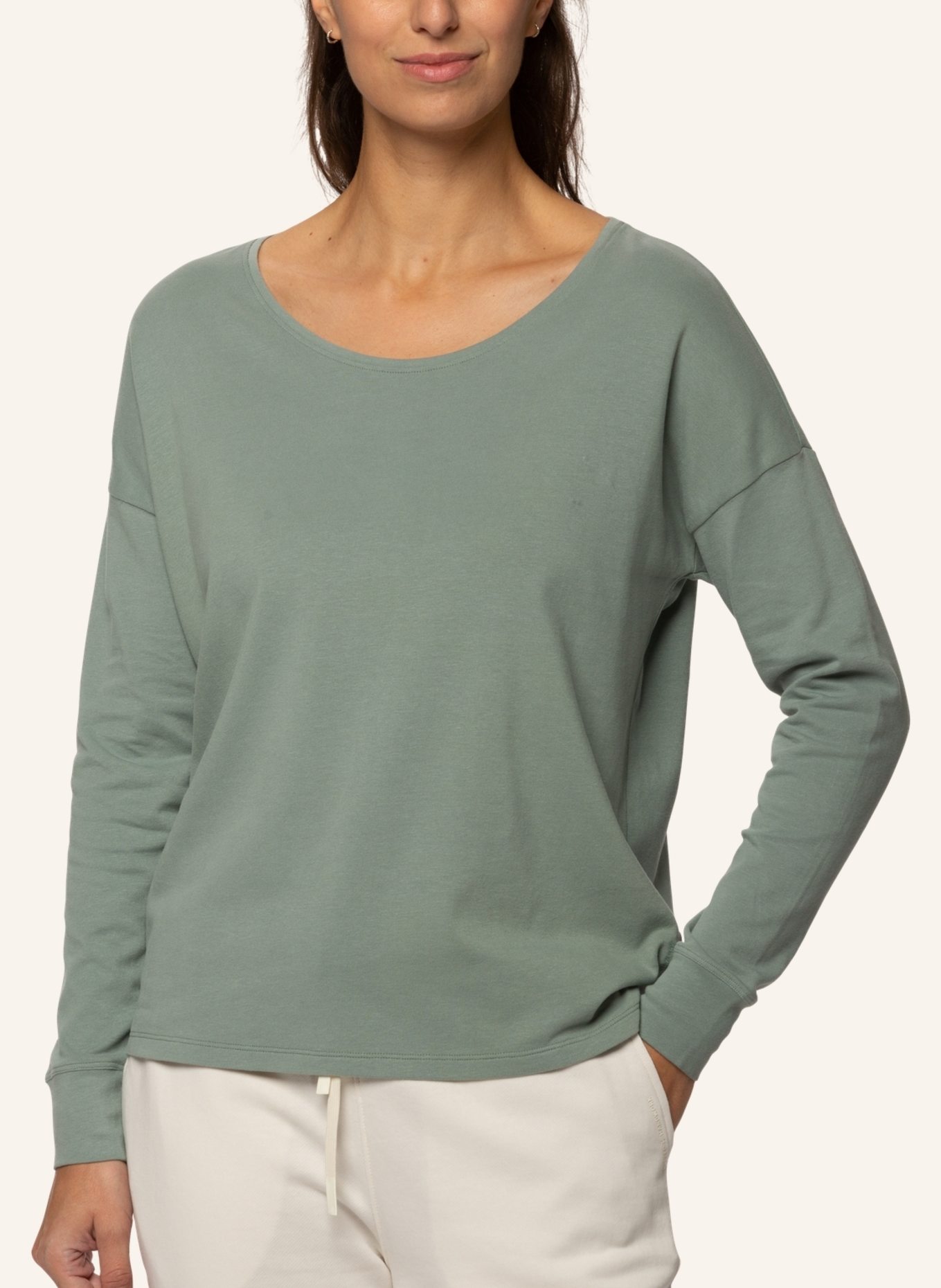 TRUSTED HANDWORK Round Neck 1/1-Sleeve T-Shirt, Farbe: GRÜN (Bild 5)