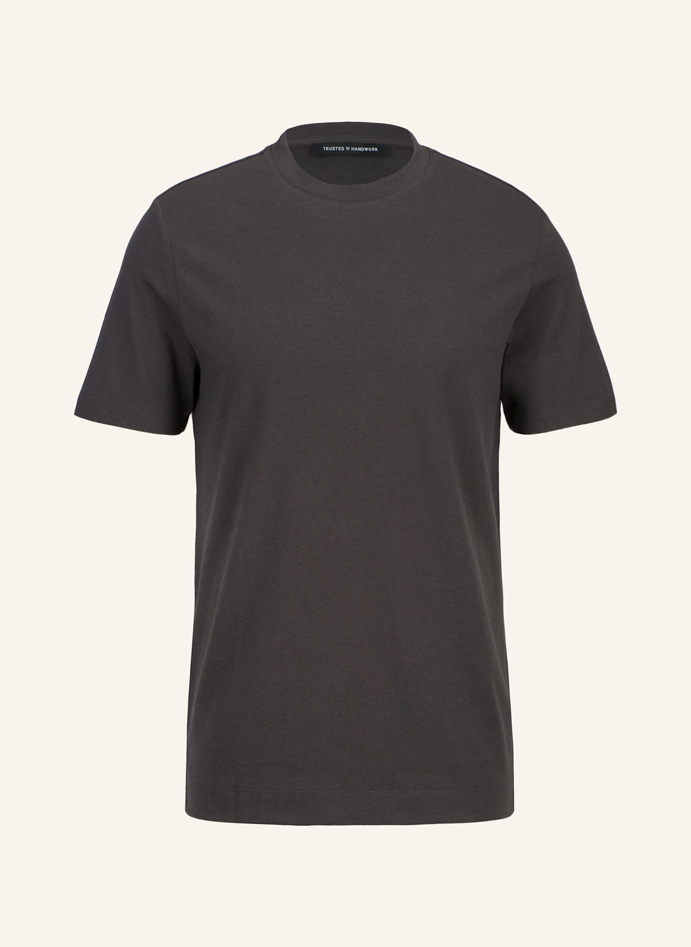 TRUSTED HANDWORK Round Neck 1/2-Sleeve T-Shirt, Farbe: GRAU (Bild 1)