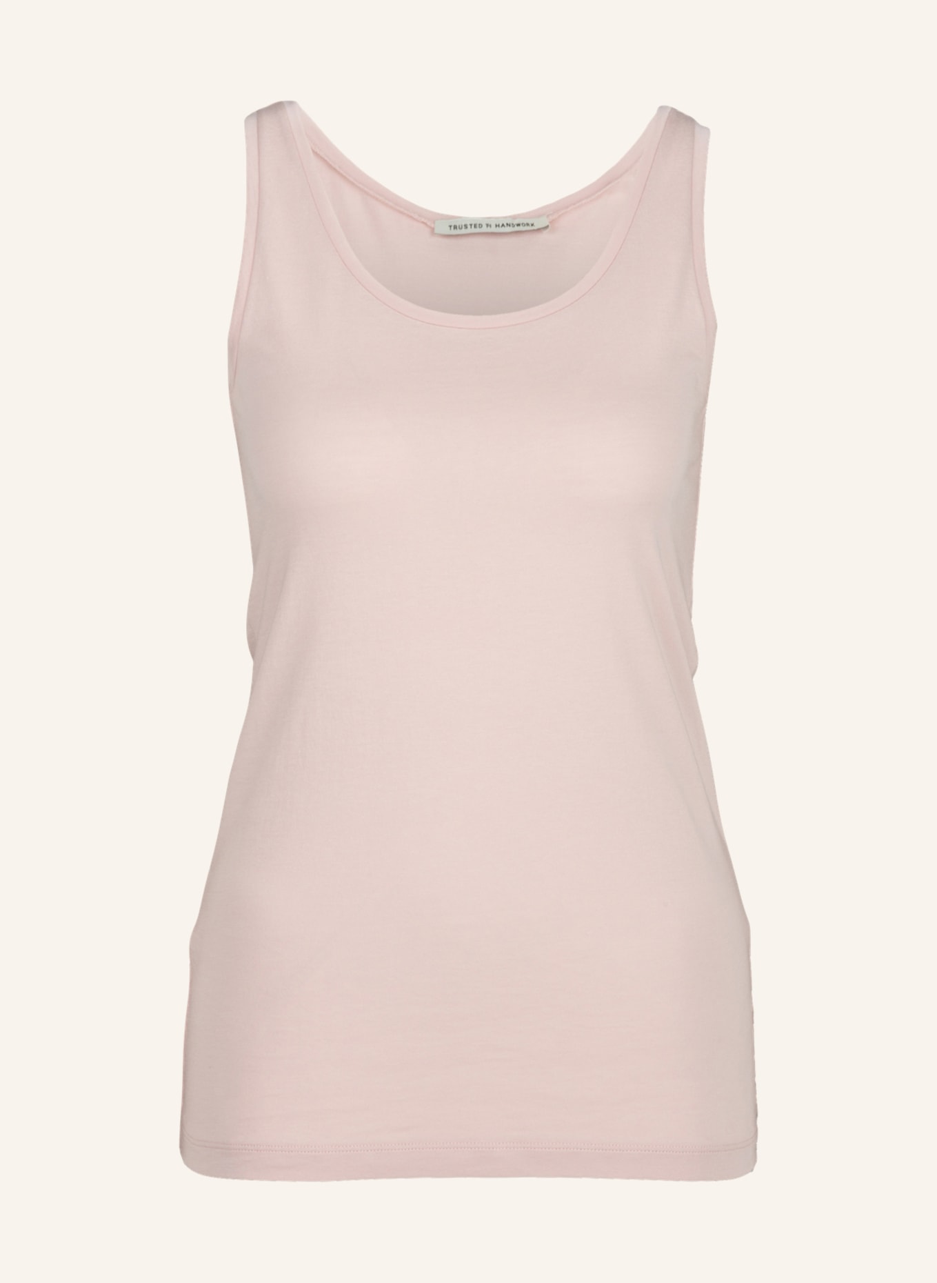 TRUSTED HANDWORK Tank Top - Original Supima Single Jersey, Farbe: PINK (Bild 1)