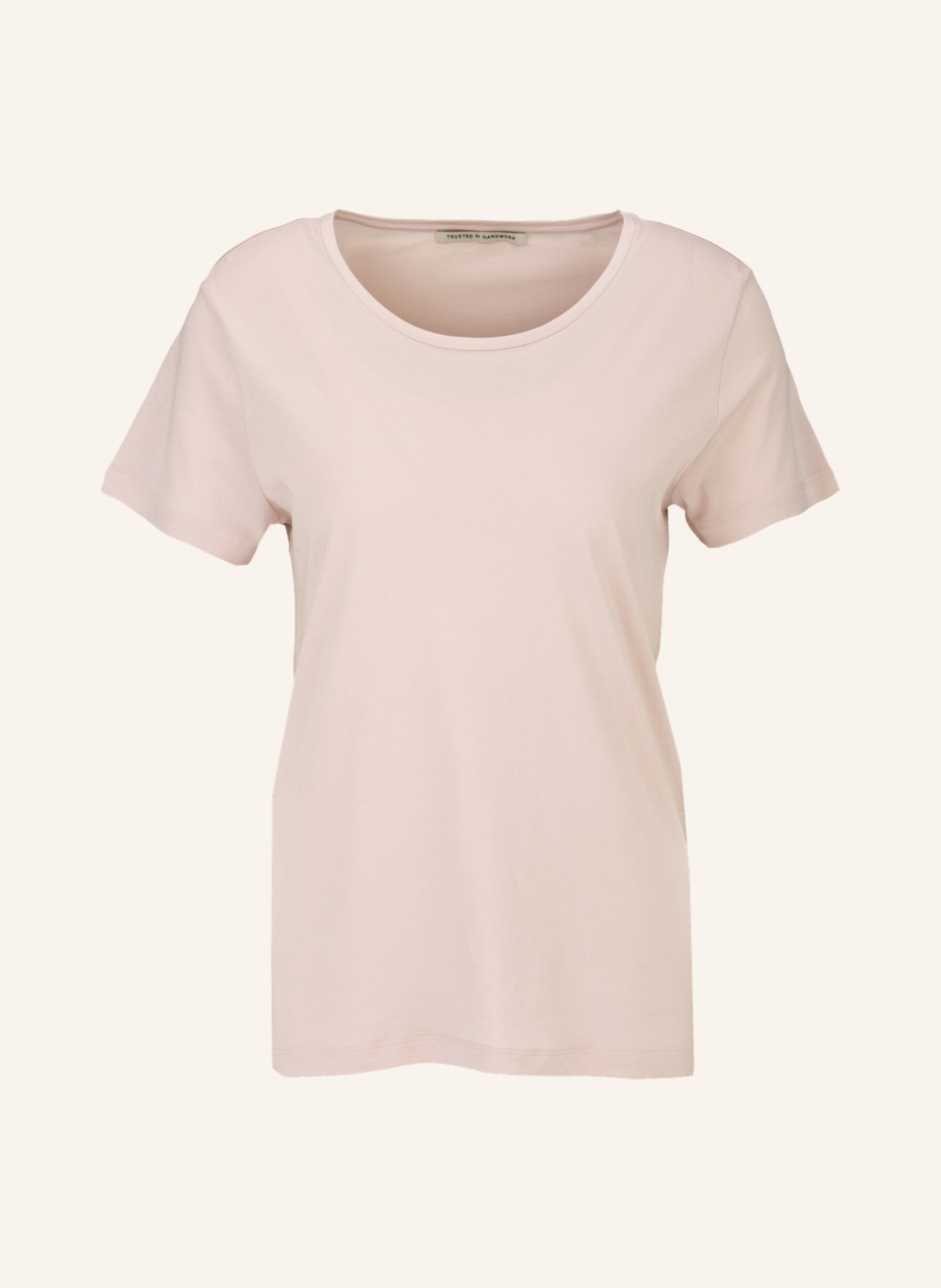 TRUSTED HANDWORK Round Neck 1/2-Sleeve T-Shirt, Farbe: PINK (Bild 1)