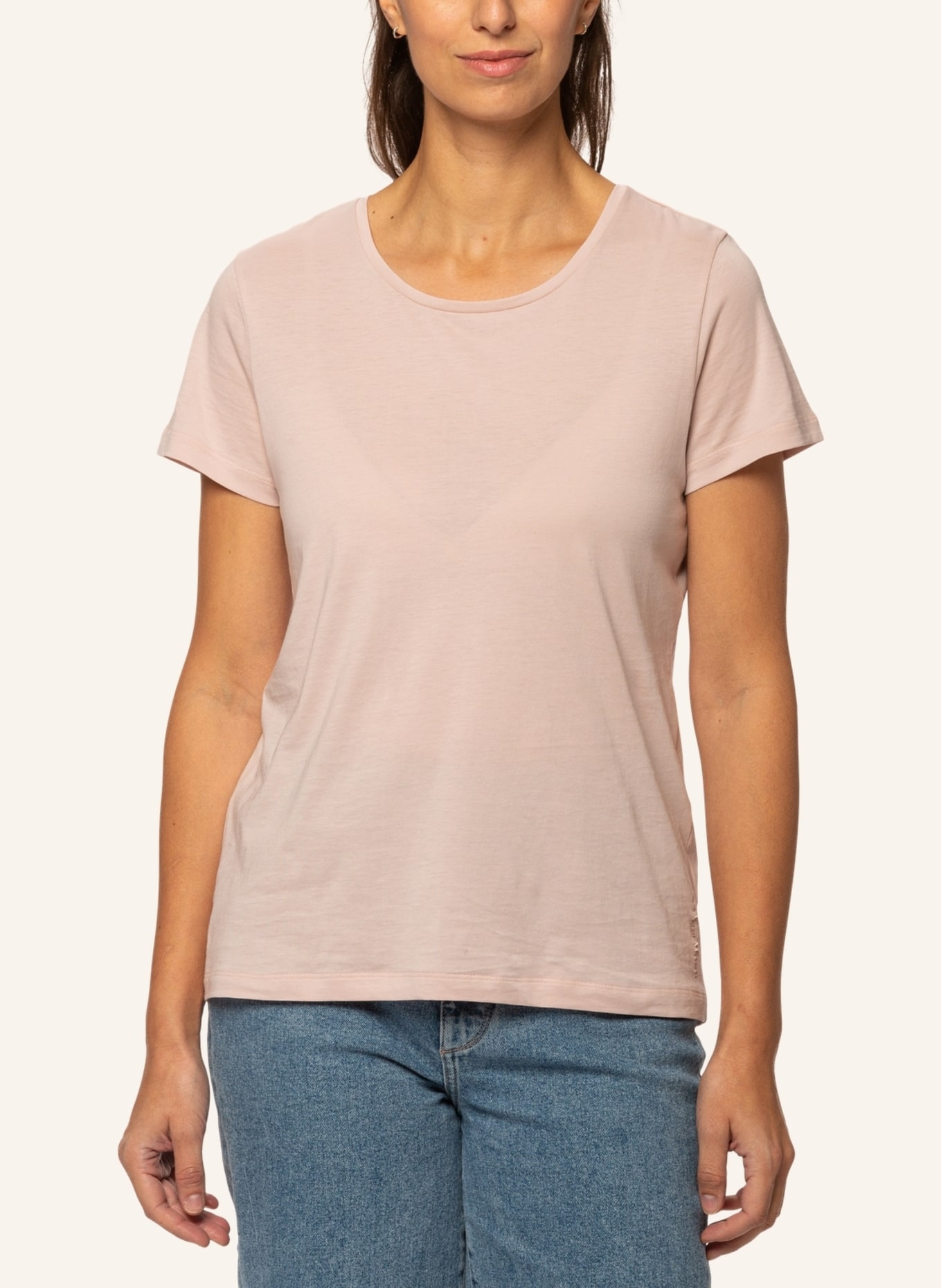 TRUSTED HANDWORK Round Neck 1/2-Sleeve T-Shirt, Farbe: PINK (Bild 3)