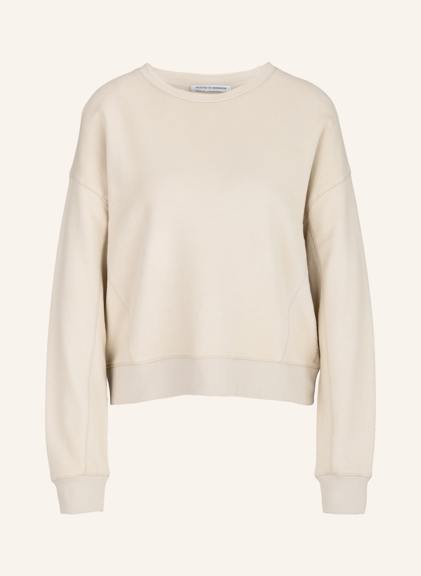 TRUSTED HANDWORK Sweatshirt MONTPELLIER, Farbe: BEIGE (Bild 1)