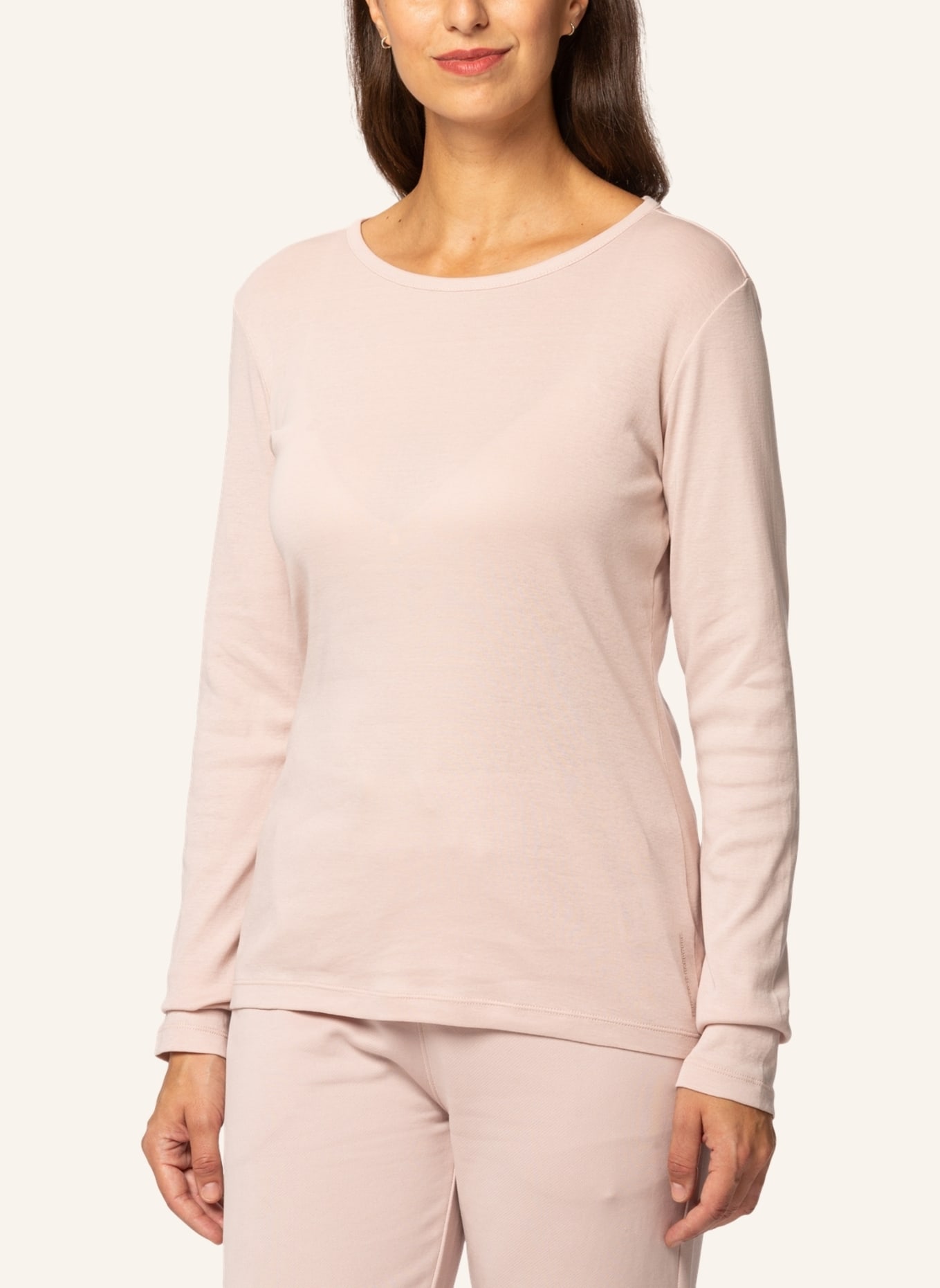 TRUSTED HANDWORK Round Neck 1/1-Sleeve T-Shirt w. Dropped Shoulder, Farbe: PINK (Bild 7)