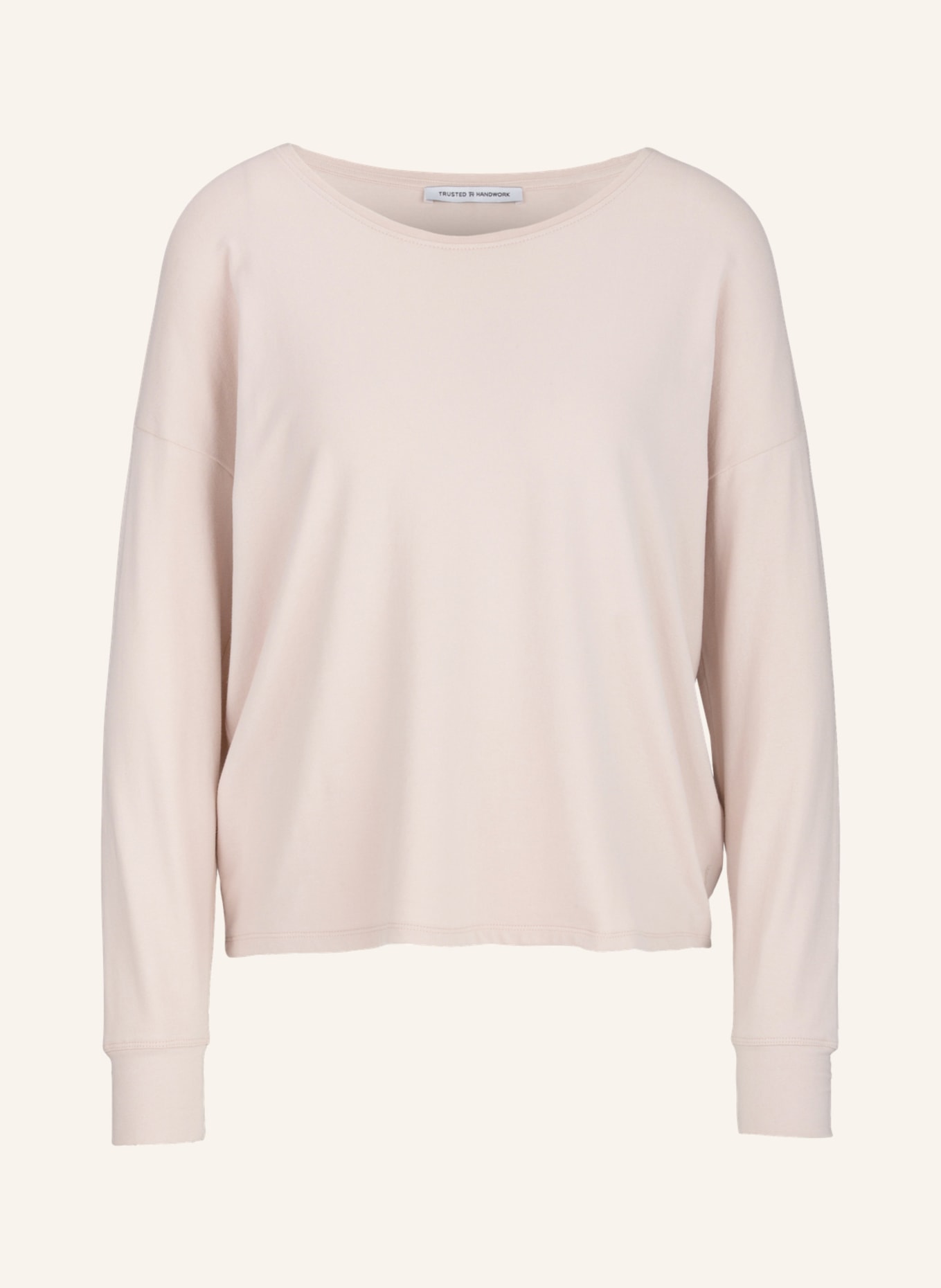 TRUSTED HANDWORK Round Neck 1/1-Sleeve T-Shirt, Farbe: PINK (Bild 1)