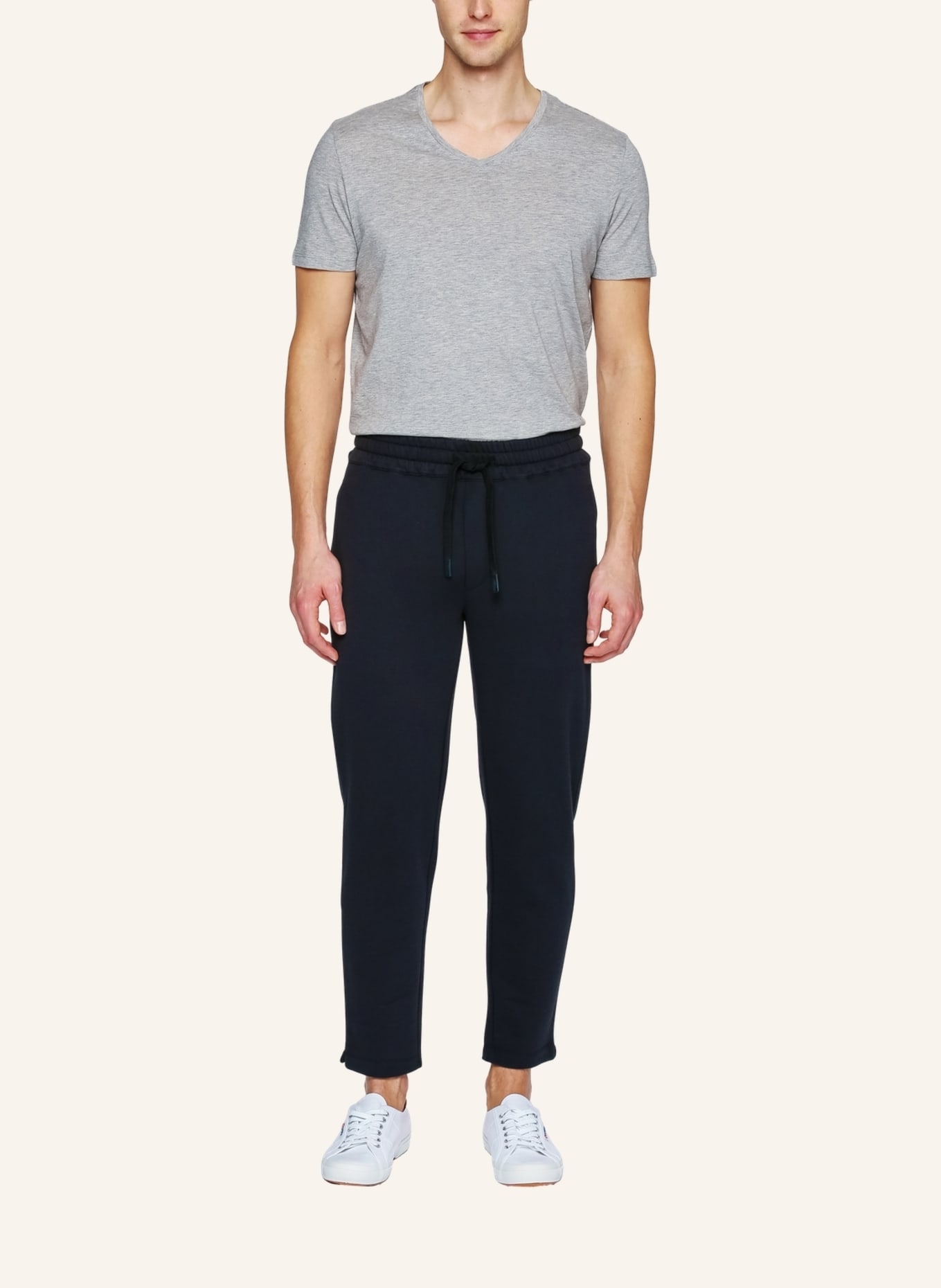 TRUSTED HANDWORK Cropped Sweatpants, Farbe: BLAU (Bild 8)