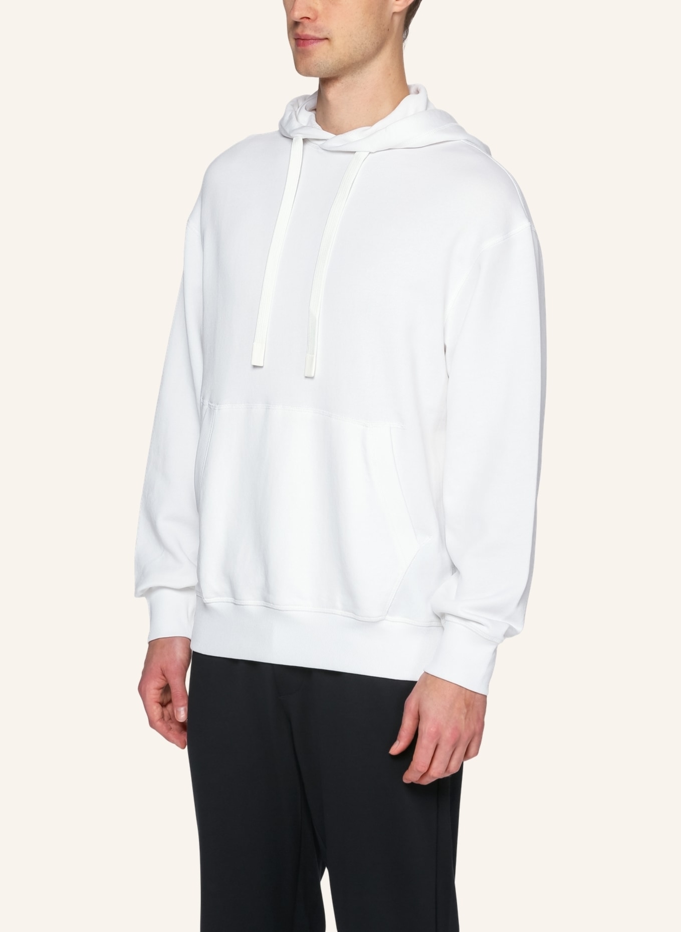 TRUSTED HANDWORK Oversized Hoodie 1/1-Sleeve Sweatshirt, Farbe: WEISS (Bild 7)