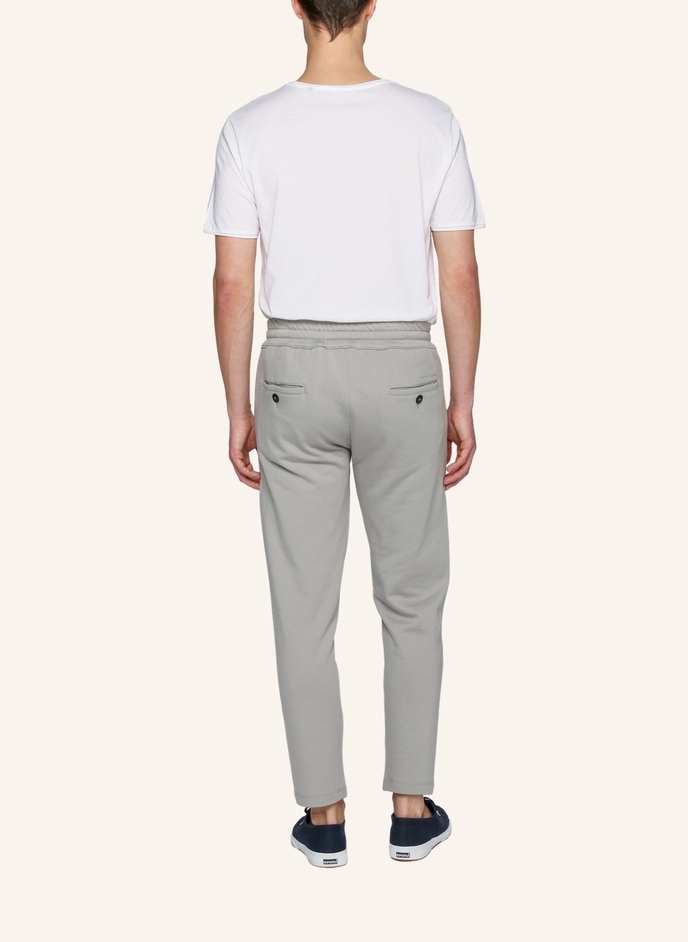 TRUSTED HANDWORK Cropped Sweatpants, Farbe: GRAU (Bild 2)