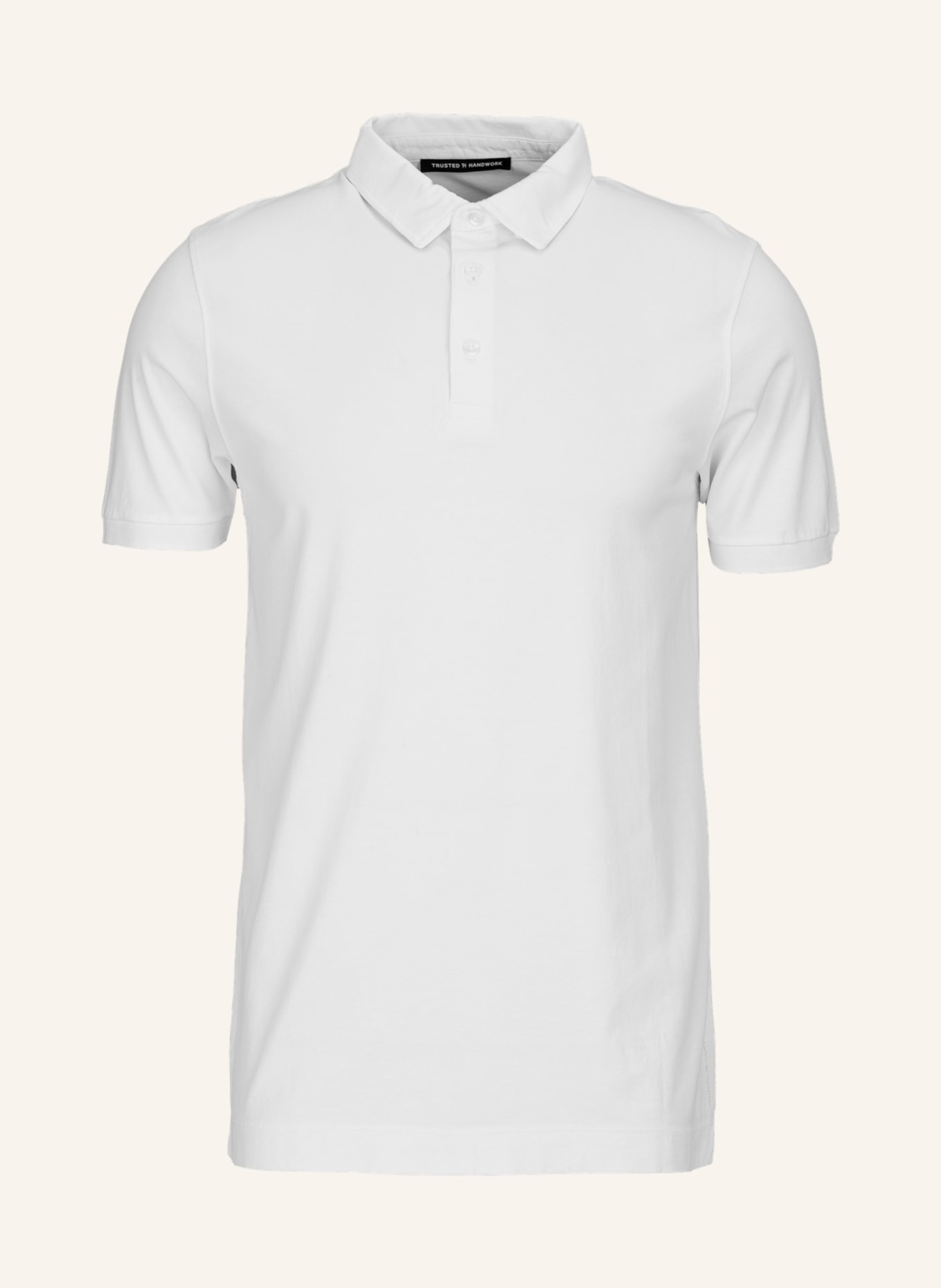 TRUSTED HANDWORK 1/2-Sleeve Polo Shirt, Farbe: WEISS (Bild 1)