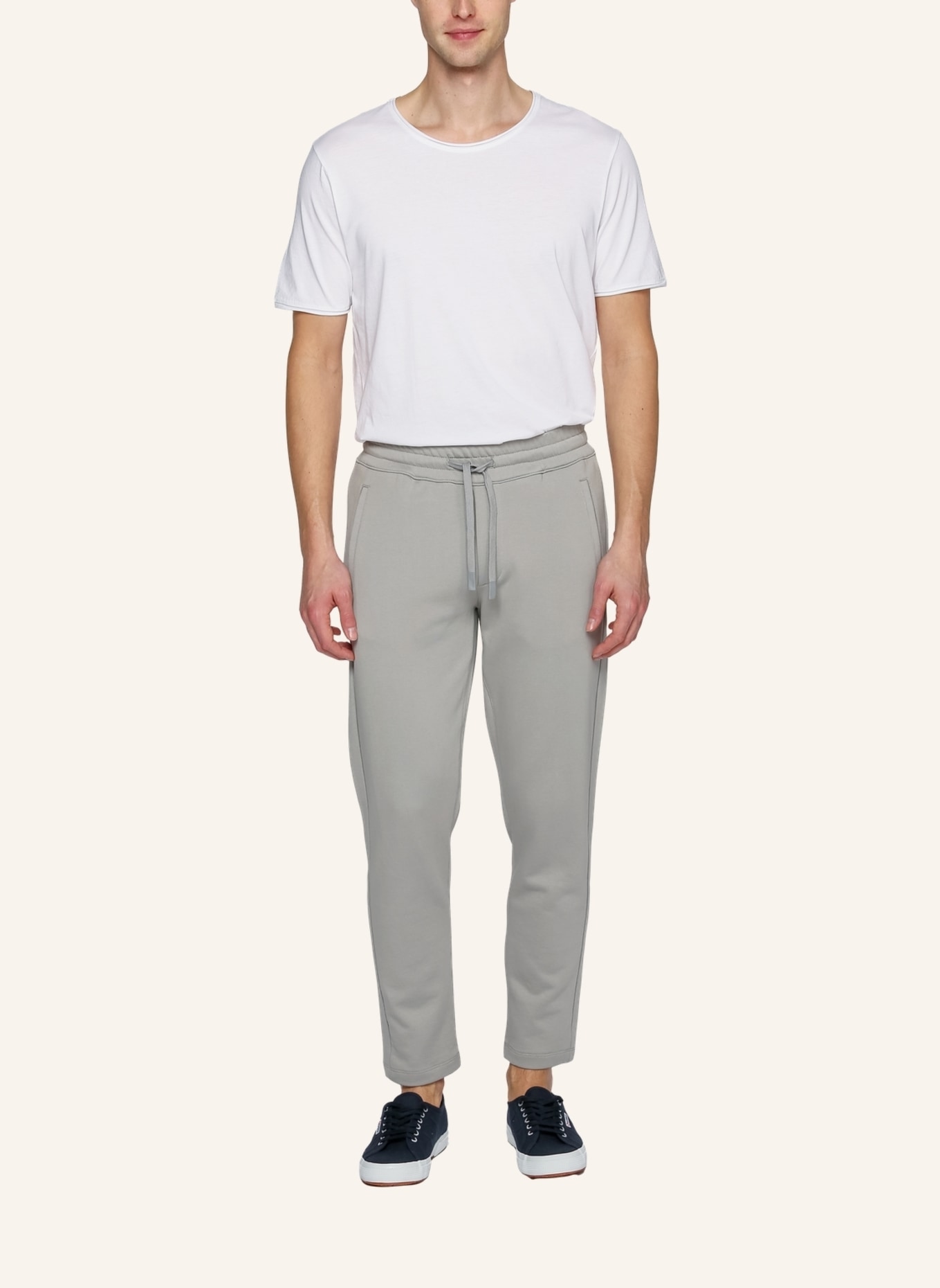 TRUSTED HANDWORK Cropped Sweatpants, Farbe: GRAU (Bild 8)