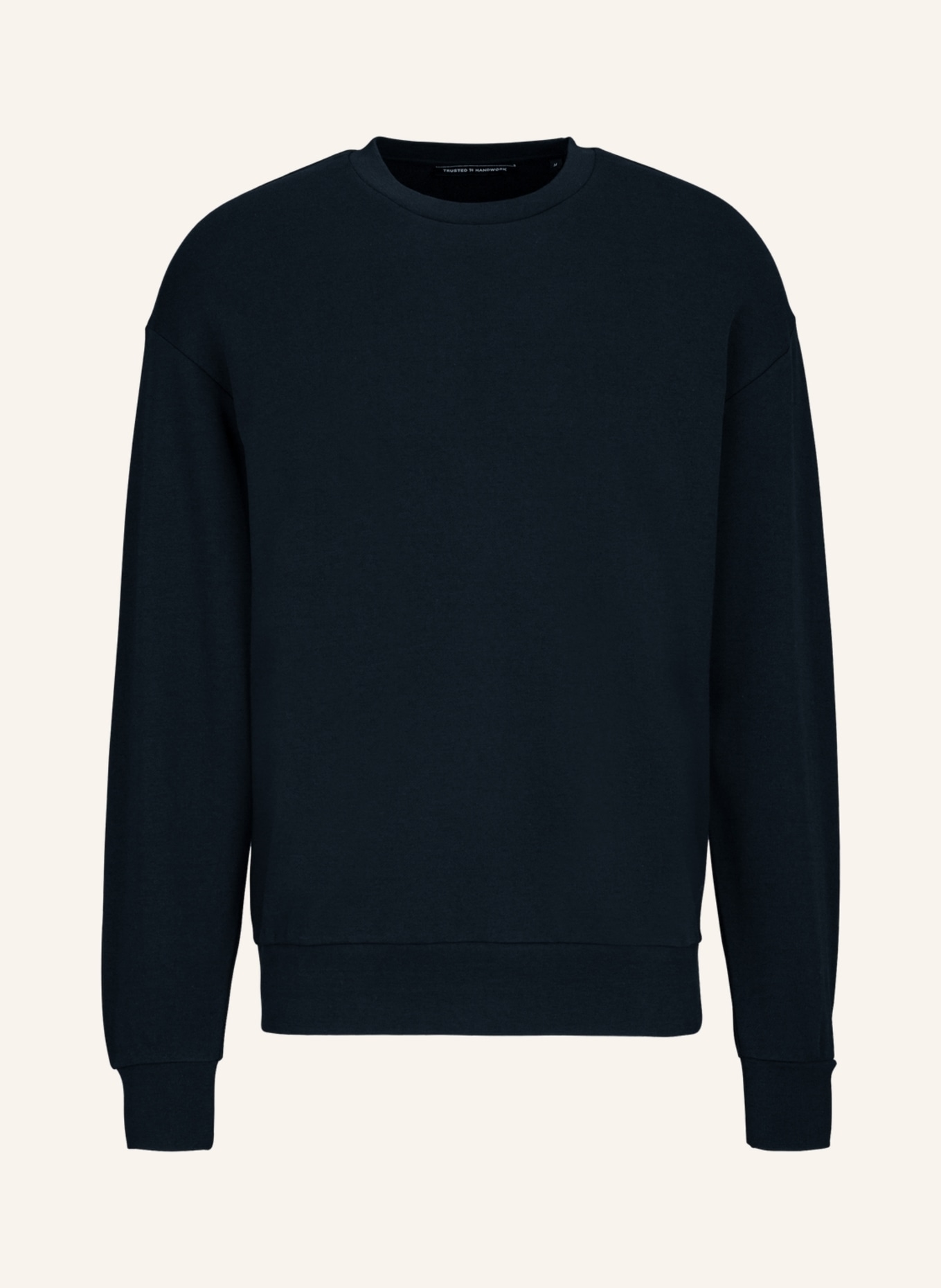 TRUSTED HANDWORK Oversized 1/1-Sleeve Sweatshirt w.Dropped Shoulder, Farbe: BLAU (Bild 1)