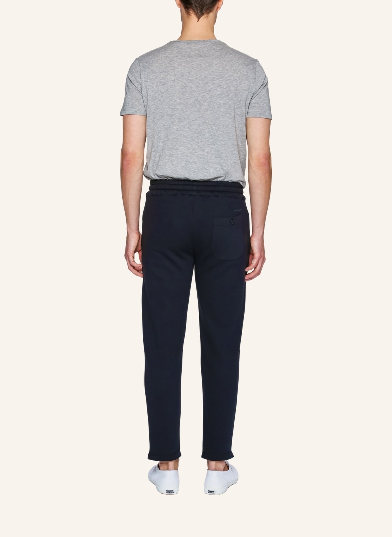 TRUSTED HANDWORK Cropped Sweatpants, Farbe: BLAU (Bild 2)