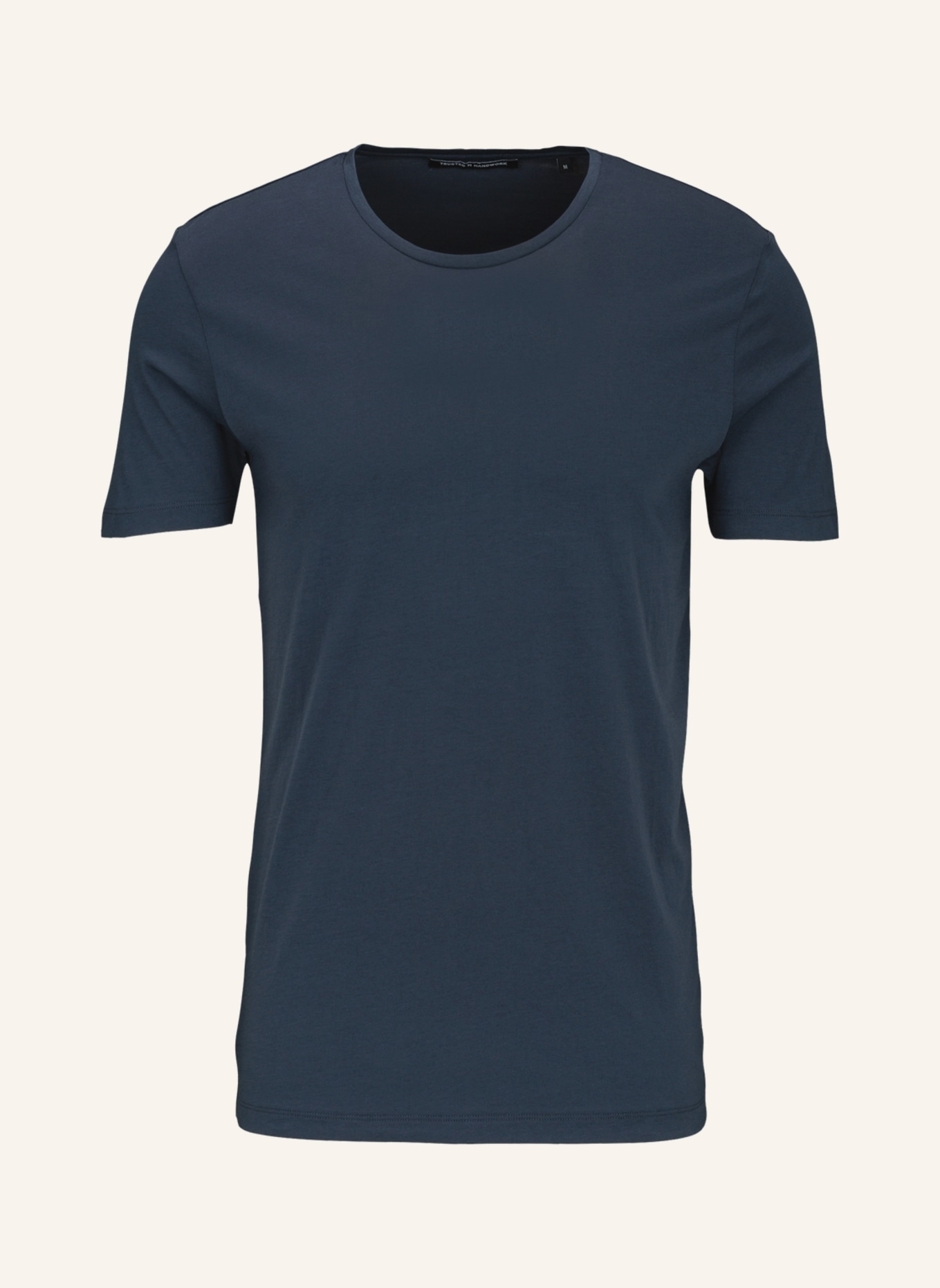 TRUSTED HANDWORK Round Neck 1/2-Sleeve T-Shirt, Farbe: BLAU (Bild 1)