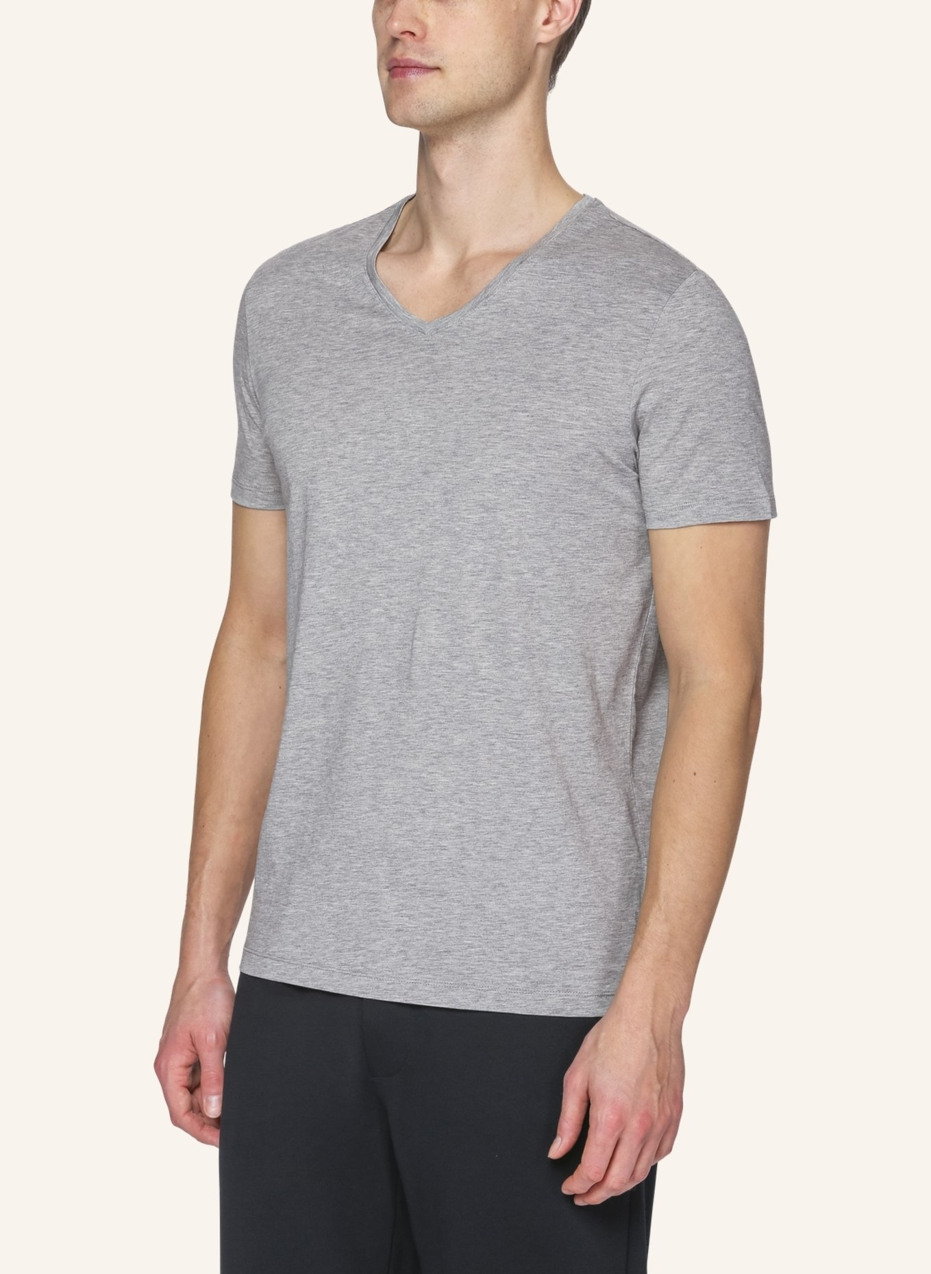 TRUSTED HANDWORK V Neck 1/2-Sleeve T-Shirt, Farbe: GRAU (Bild 7)