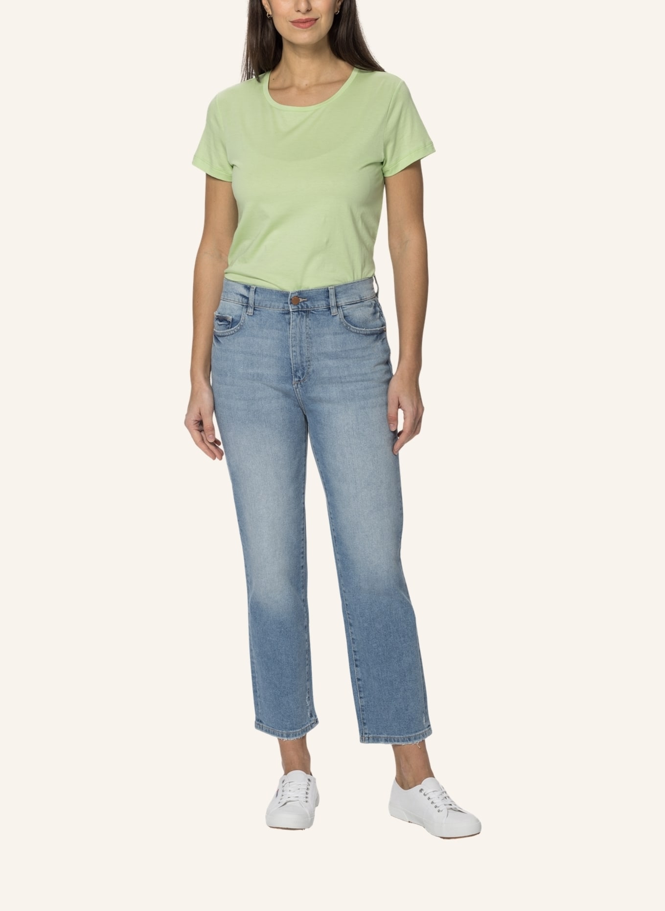 DL1961 Straight Jeans PATTI, Farbe: BLAU (Bild 7)