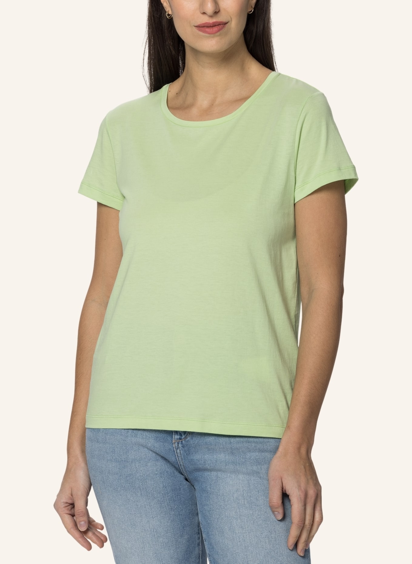 TRUSTED HANDWORK Round Neck 1/2-Sleeve T-Shirt, Farbe: GRÜN (Bild 3)