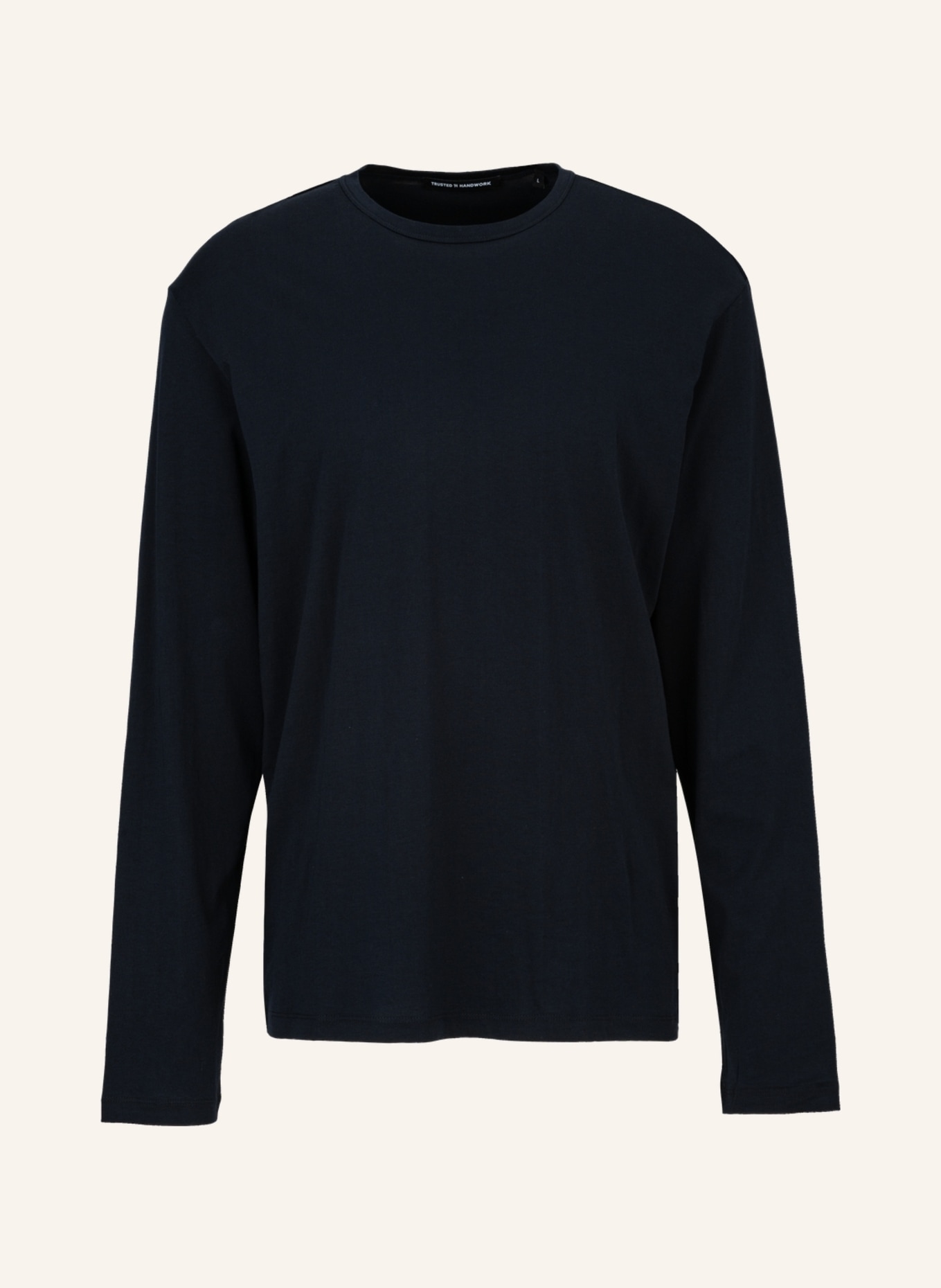 TRUSTED HANDWORK Round Neck 1/1-Sleeve T-Shirt, Farbe: BLAU (Bild 1)