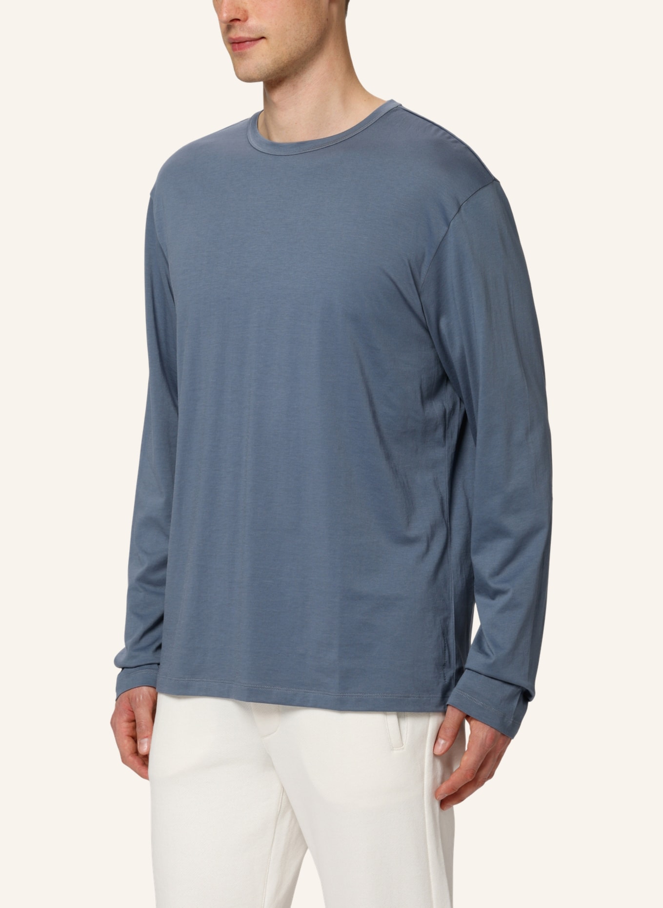 TRUSTED HANDWORK Round Neck 1/1-Sleeve T-Shirt, Farbe: BLAU (Bild 7)