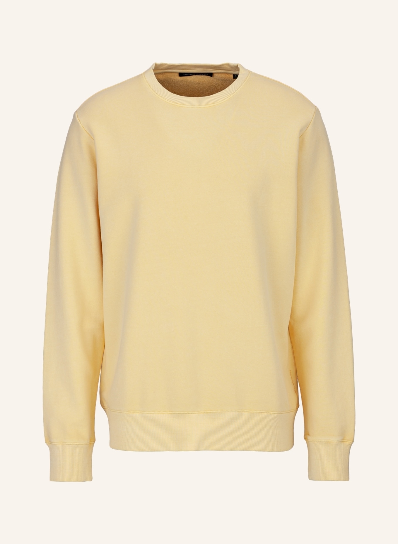 TRUSTED HANDWORK Round Neck 1/1-Sleeve Sweatshirt, Farbe: HELLGELB (Bild 1)