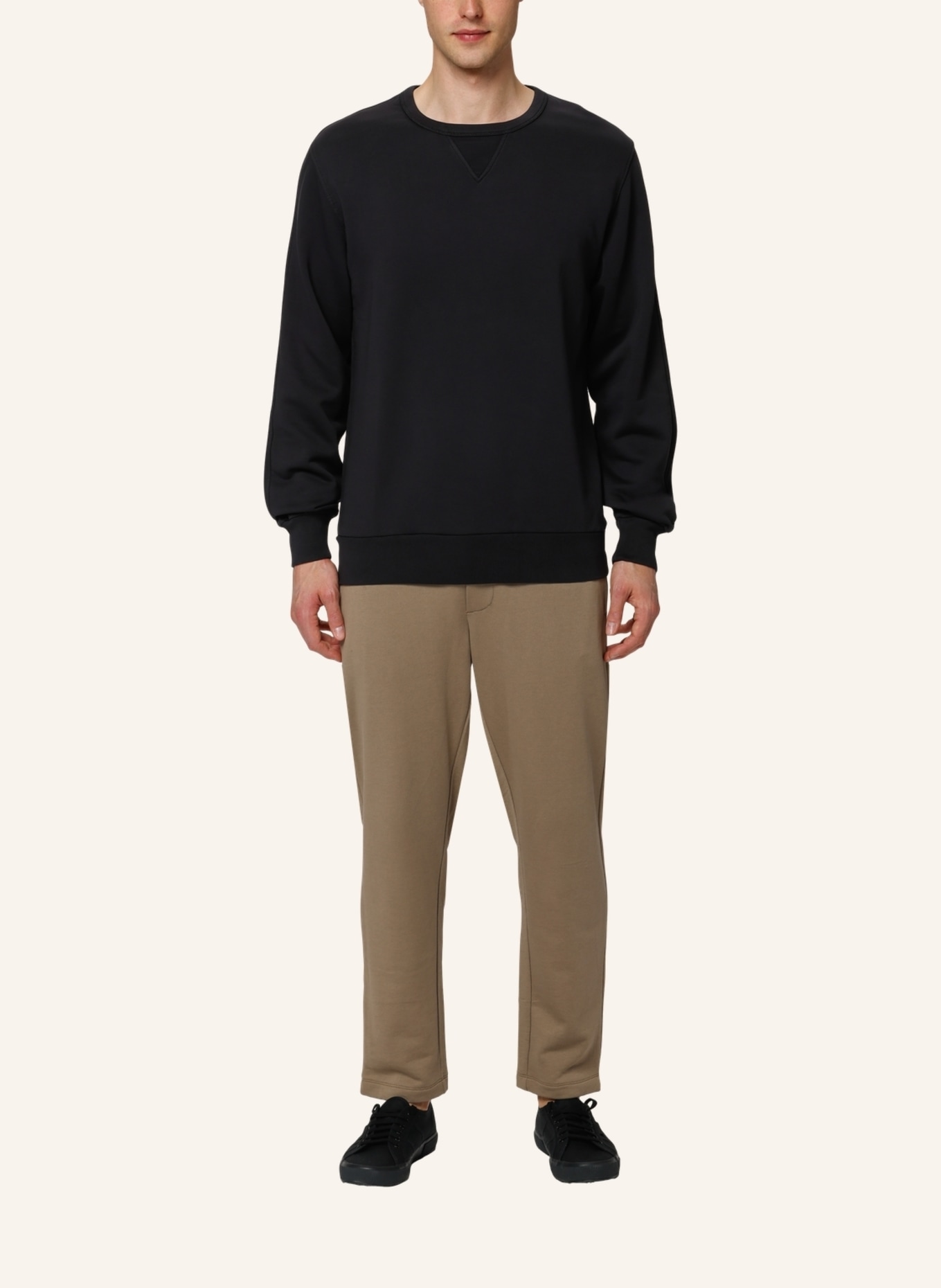 TRUSTED HANDWORK Sweatshirt Regular Fit, Farbe: SCHWARZ (Bild 8)