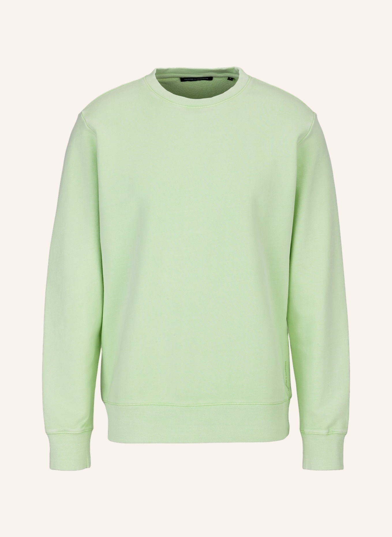 TRUSTED HANDWORK Sweatshirt BRISBANE, Farbe: HELLGRÜN (Bild 1)
