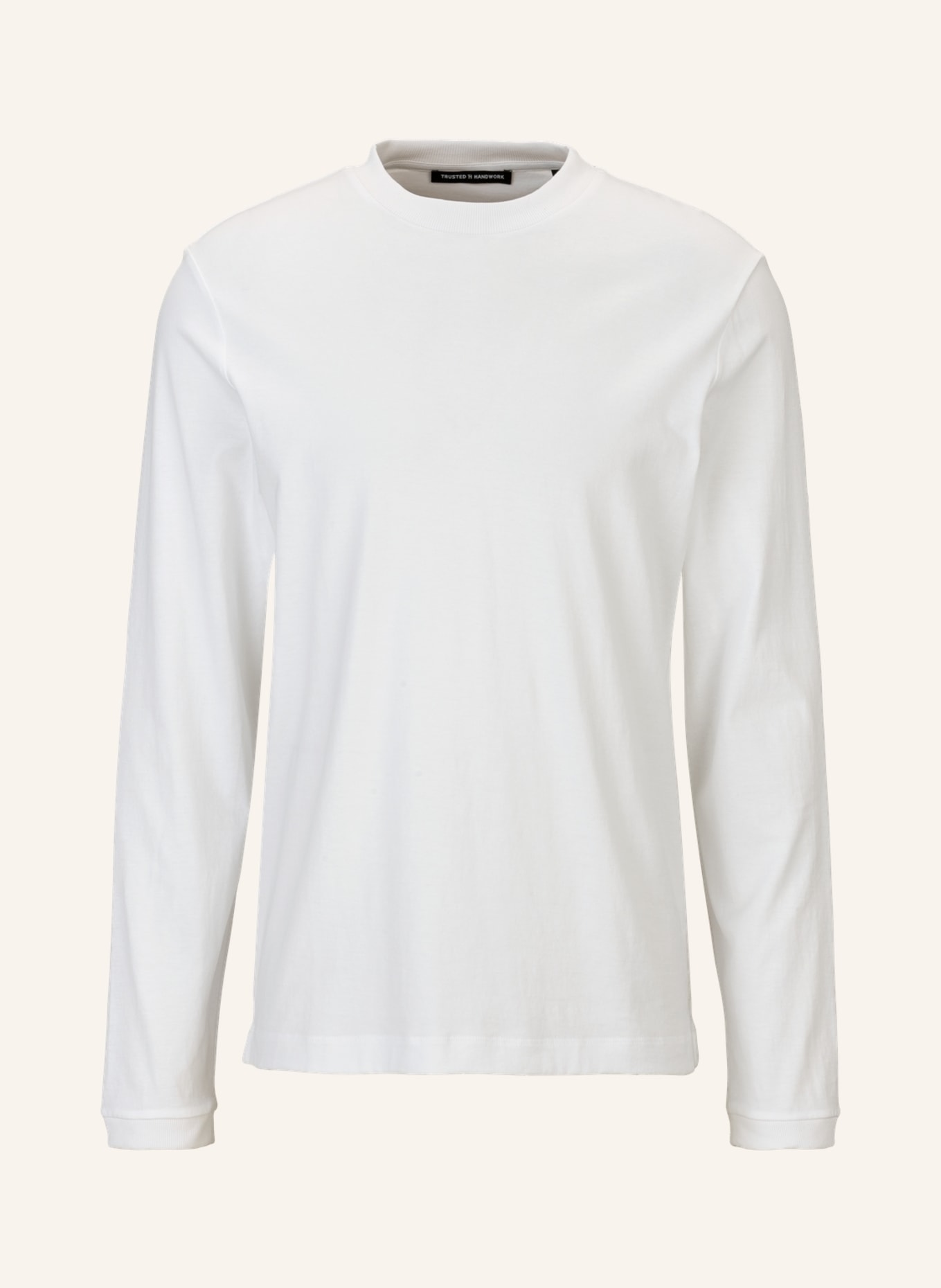 TRUSTED HANDWORK Round Neck 1/1-Sleeve T-Shirt, Farbe: WEISS (Bild 1)