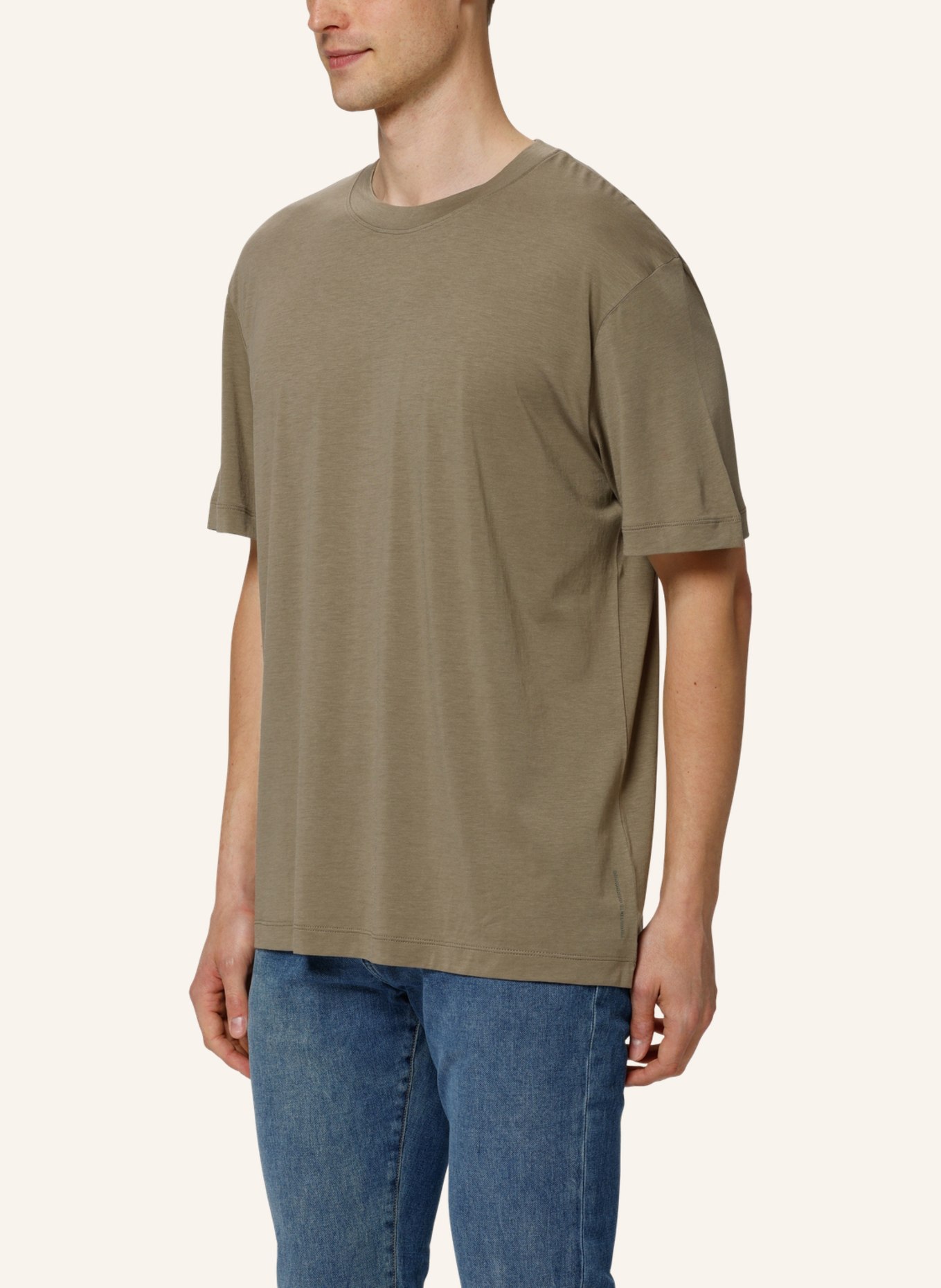 TRUSTED HANDWORK Oversized Round Neck 1/2-Sleeve T-Shirt, Farbe: GRAU (Bild 7)