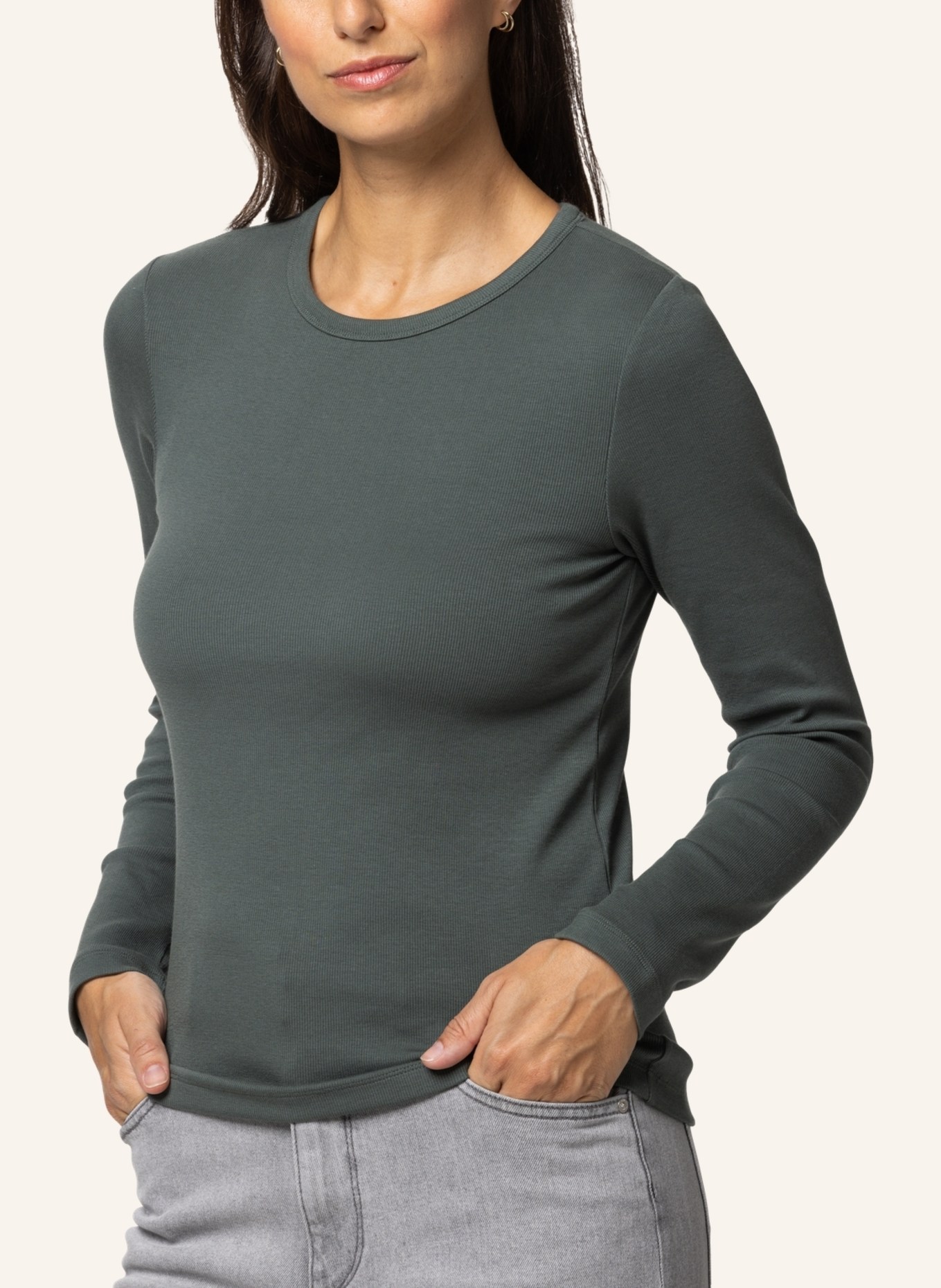 TRUSTED HANDWORK Sweatshirt ORLEANS, Farbe: GRÜN (Bild 7)