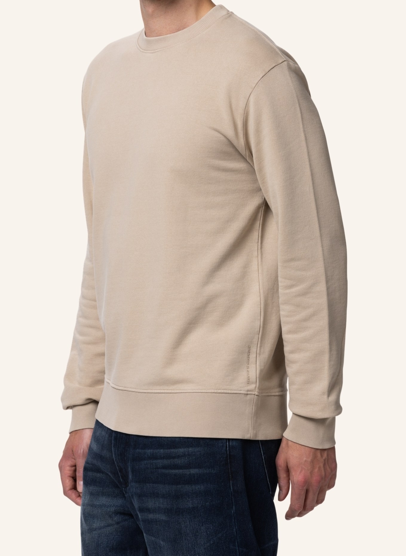 TRUSTED HANDWORK Sweatshirt BURLESON, Farbe: BEIGE (Bild 7)